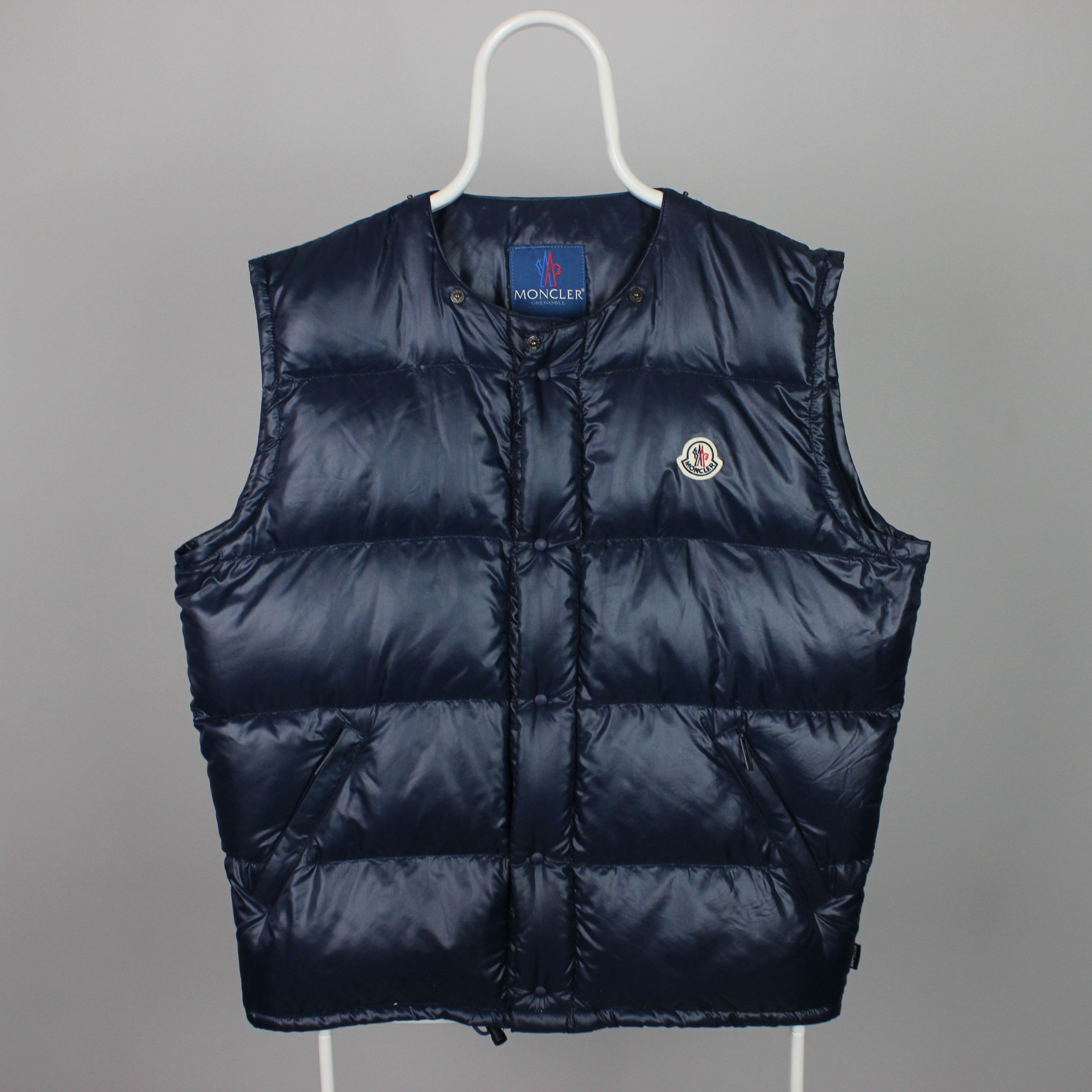 Moncler moncler grenoble vest down nylon M blue mens Size US M / EU 48-50 / 2 - 12 Thumbnail