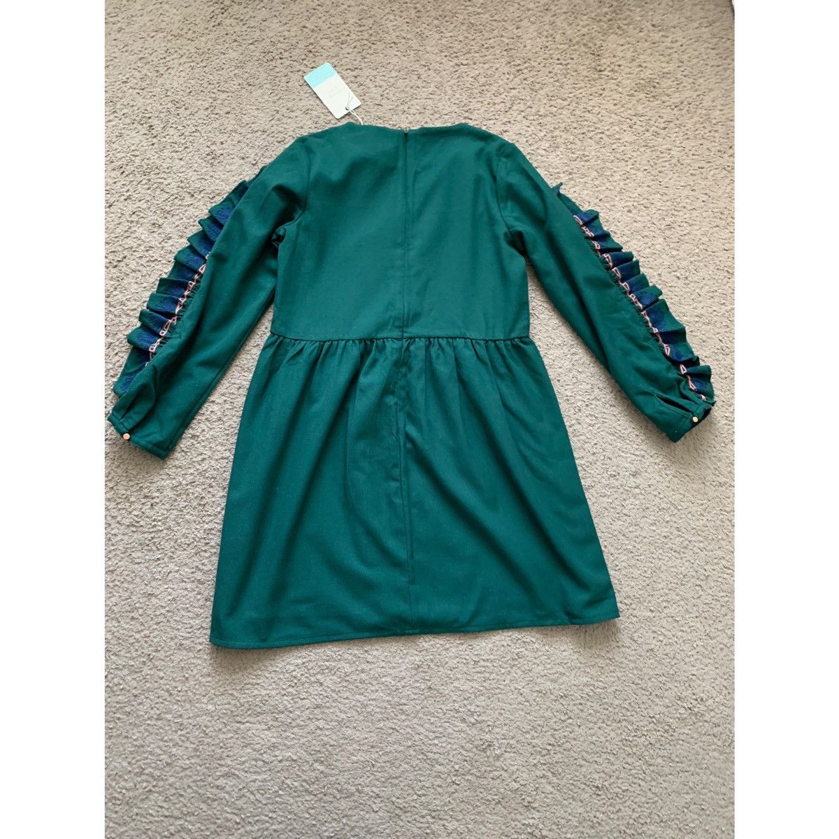 Other CARREMENT BEAU GIRL GREY RIFFLE DRESS Size XS / US 0-2 / IT 36-38 - 9 Thumbnail