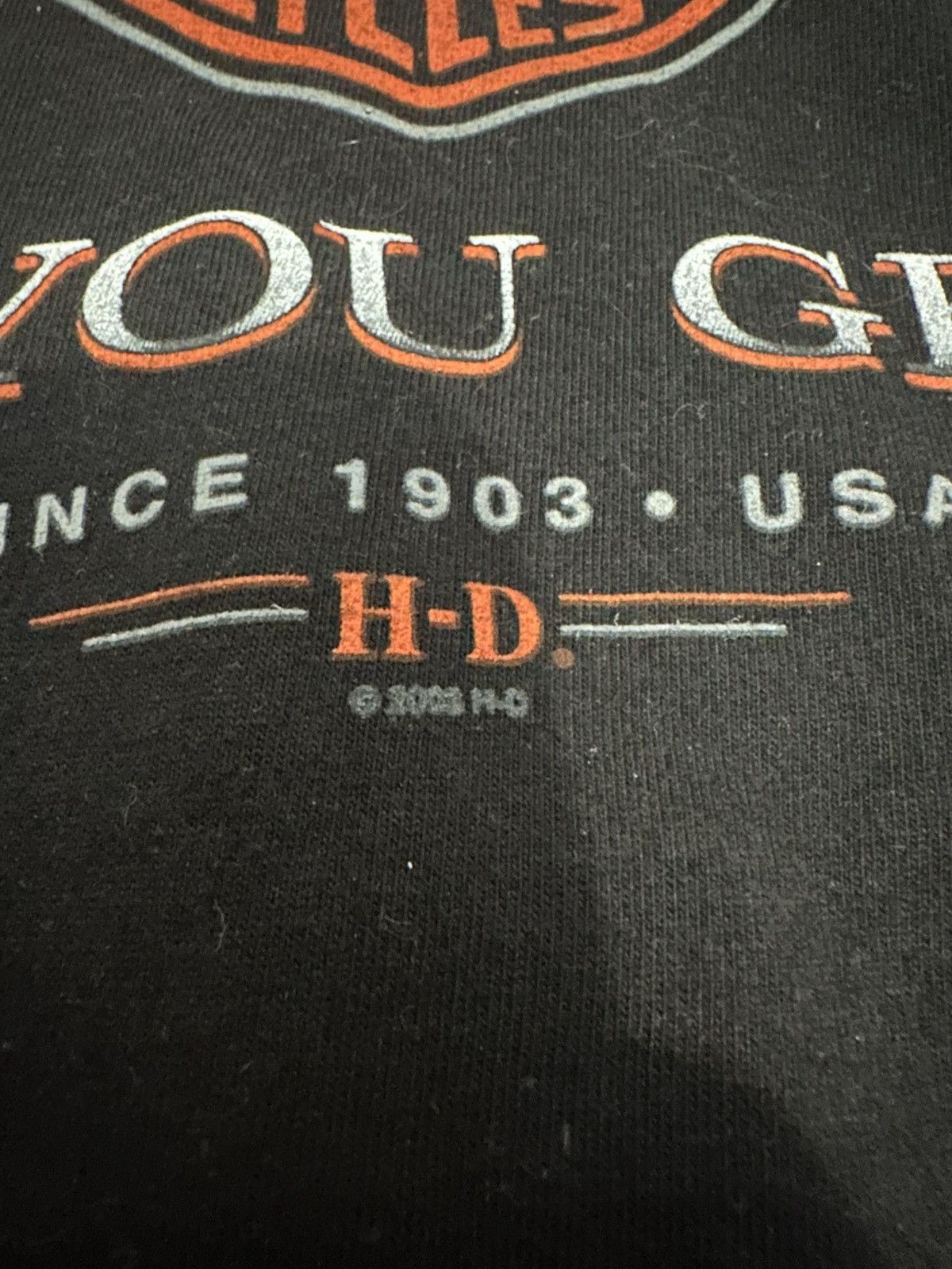 Harley Davidson Harley Vintage T Shirt 2007 Size US L / EU 52-54 / 3 - 3 Thumbnail