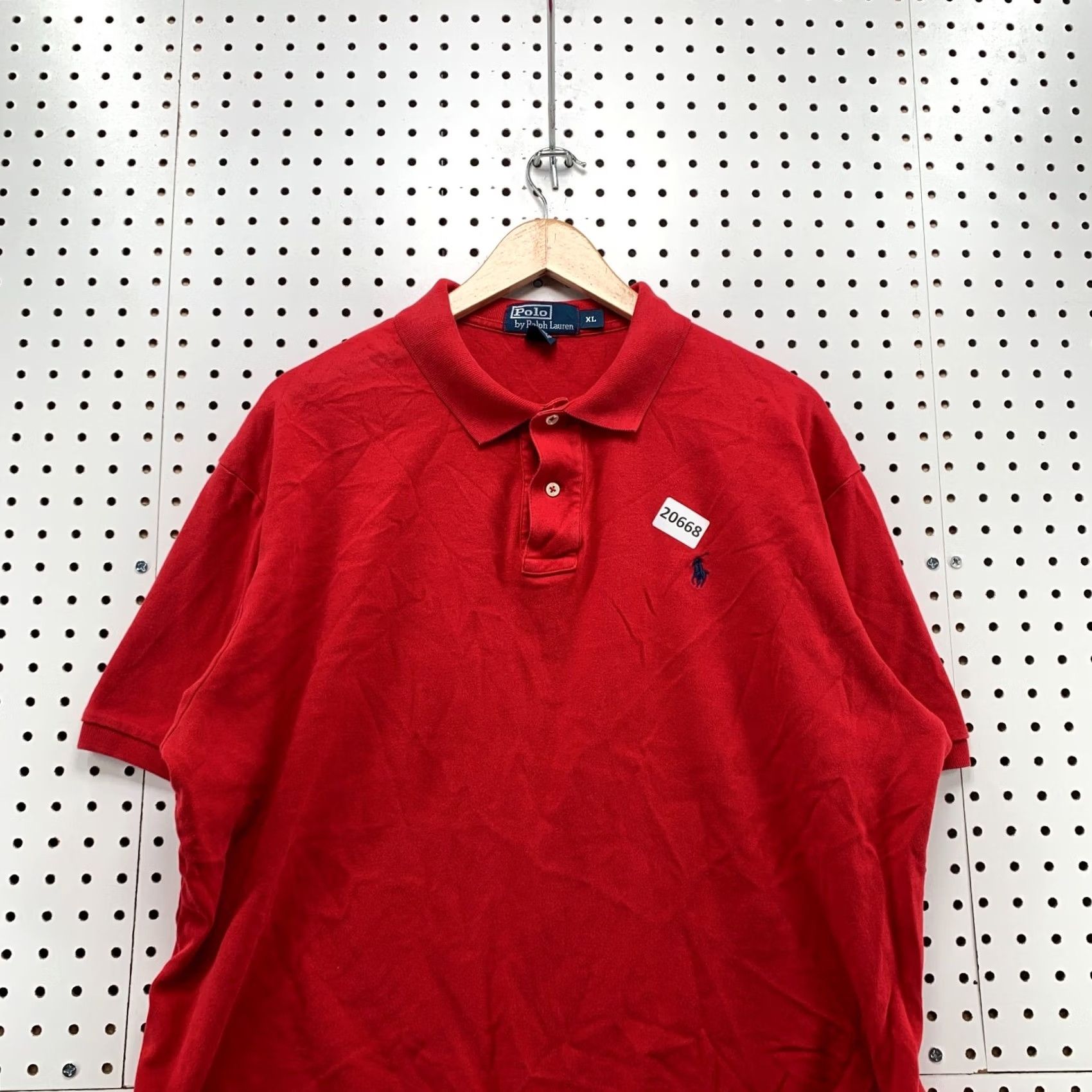 Polo Ralph Lauren Polo Ralph Lauren Polo Shirt Red Adult Mens XL Short Sleeve Fits 26x30 Pony Size US XL / EU 56 / 4 - 5 Thumbnail