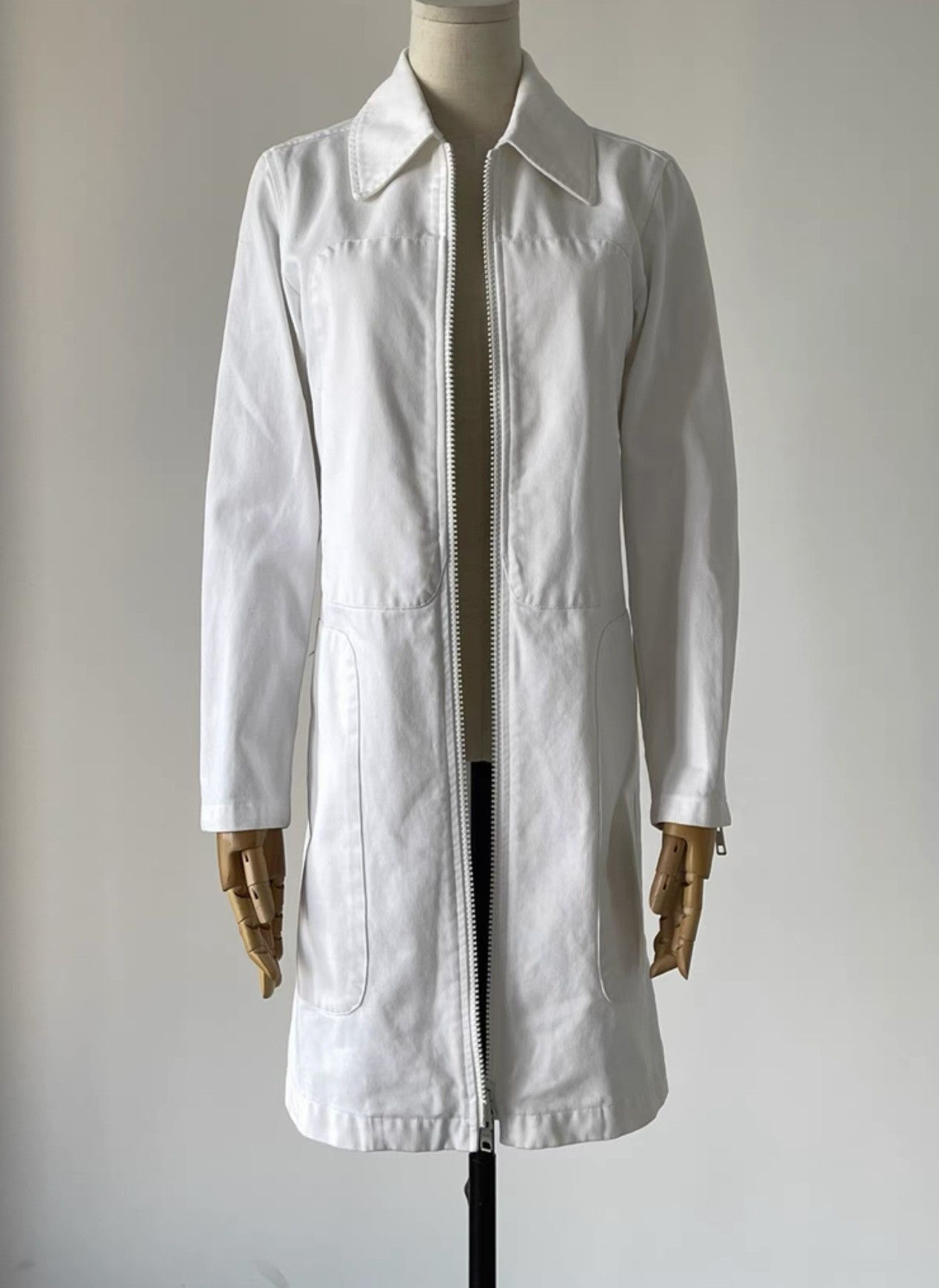 Maison Margiela Maison Martin Margiela｜90s white denim jacket Size US XXS / EU 40 - 4 Thumbnail
