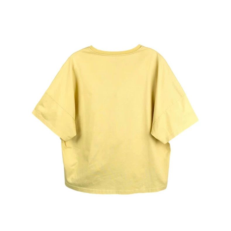 Loewe LOEWE Yellow embroidered logo round neck short sleeve Size S / US 4 / IT 40 - 2 Thumbnail