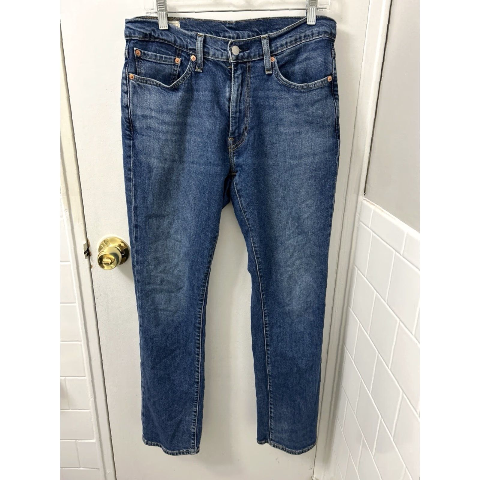 Levi's Levi's 541 Athletic Taper Jeans Mens 31x32 Medium Blue Size US 31 - 7 Thumbnail