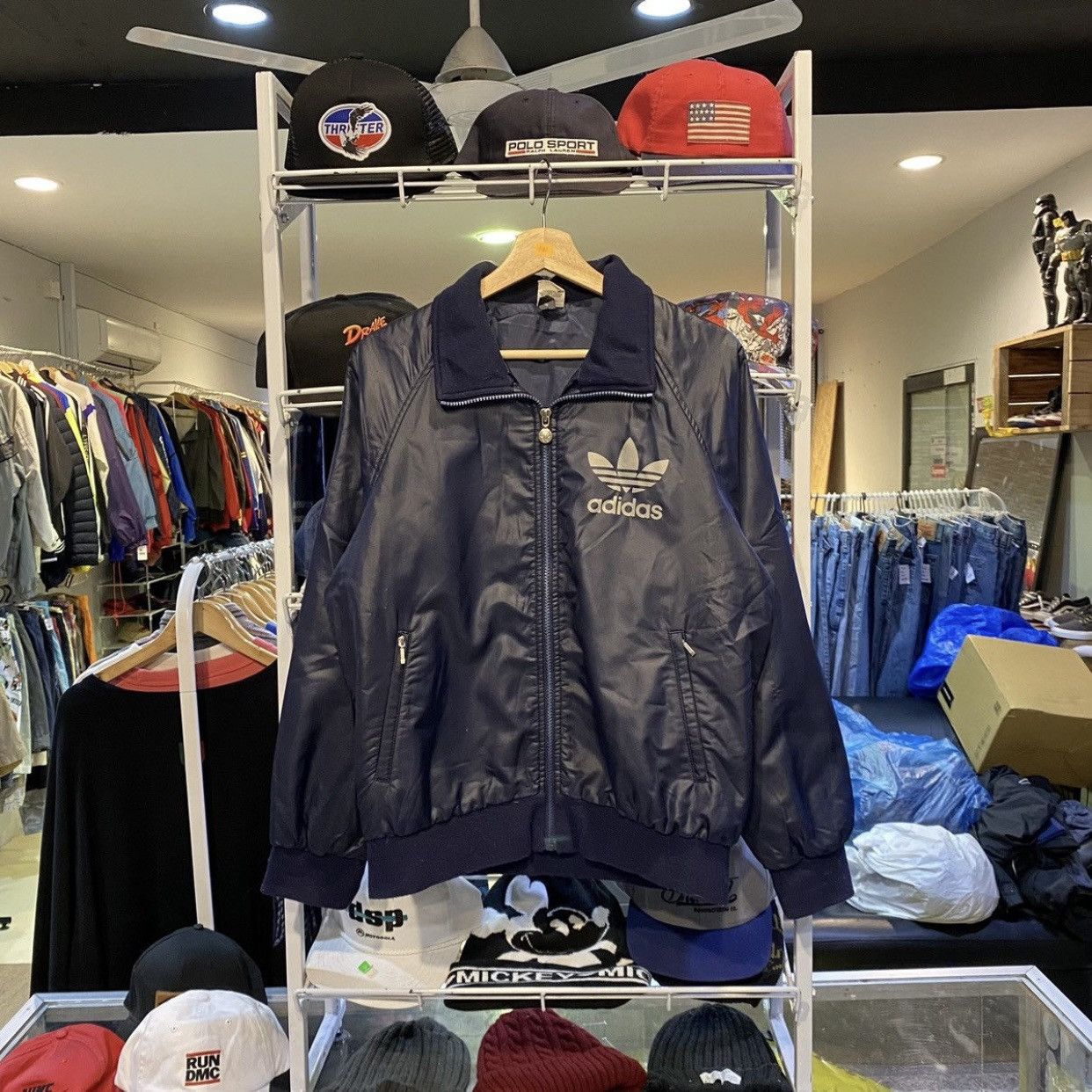 Adidas VTG Adidas Trefoil logo light bomber jacket West Germany 80s Size US M / EU 48-50 / 2 - 1 Thumbnail