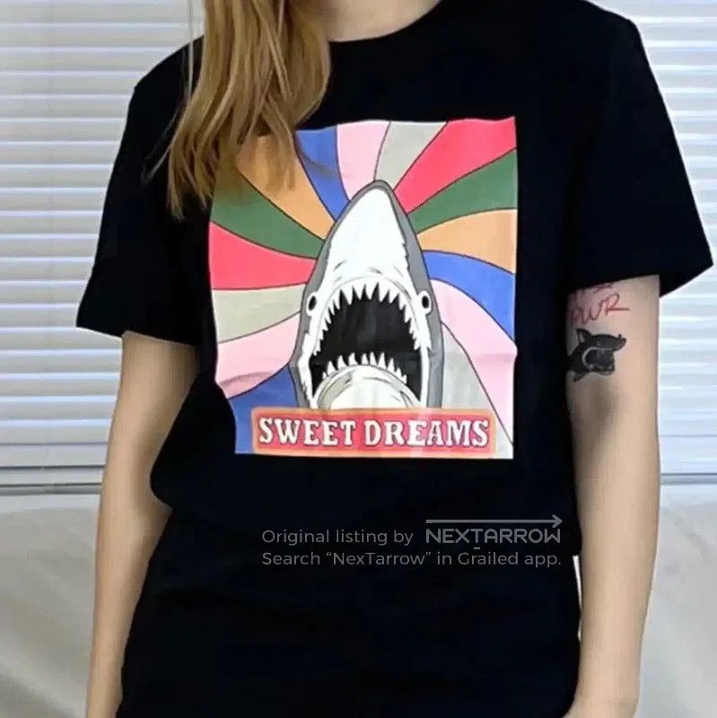 Yves Saint Laurent YSL Black Cotton Tee with Graphic Print . Size L / US 10 / IT 46 - 9 Thumbnail