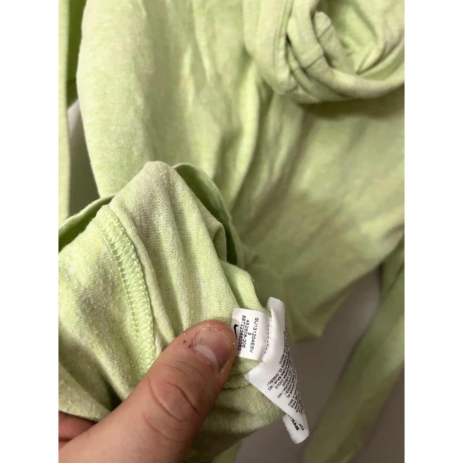 Nike Nike Sportswear Hoodie Women’s Time Out Full Zip Green Size S Flaw* Size S / US 4 / IT 40 - 4 Thumbnail
