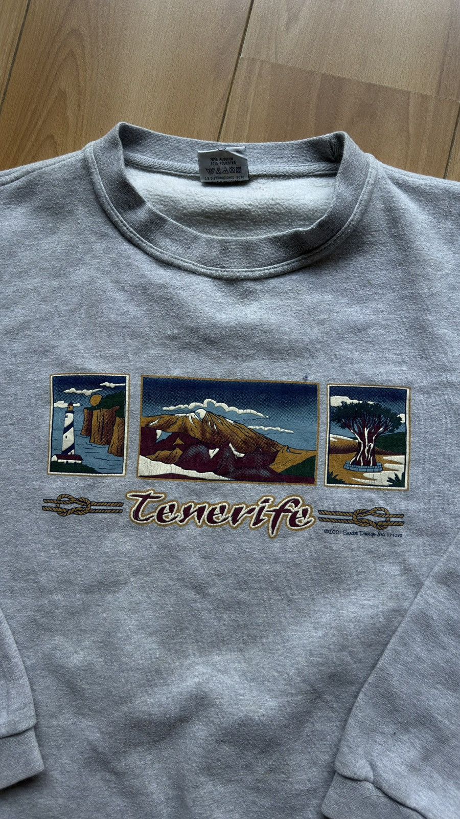 Vintage Vintage gray sweatshirt Canary crewneck Size US XXL / EU 58 / 5 - 3 Thumbnail