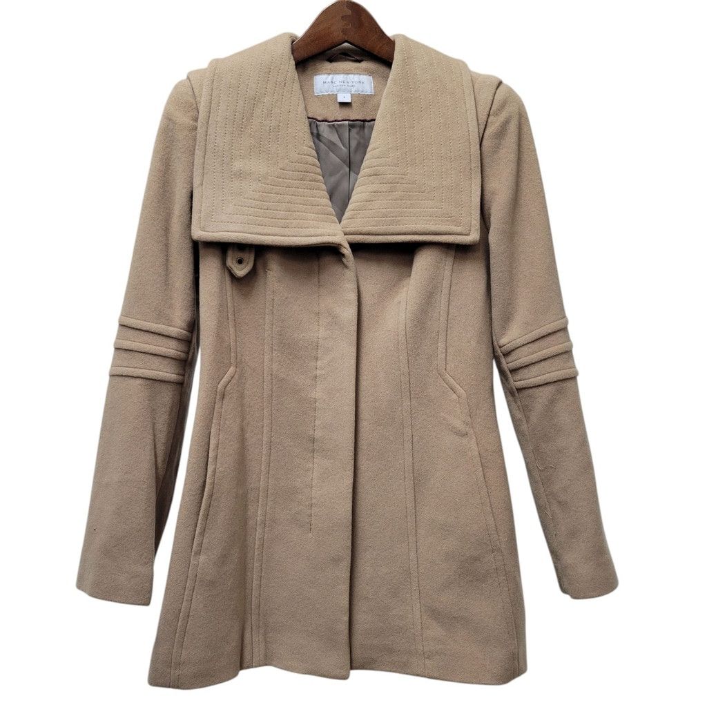 Andrew Marc Andrew Marc New York Captive Wool Jacket Coat Camel Size 4 Size S / US 4 / IT 40 - 3 Thumbnail
