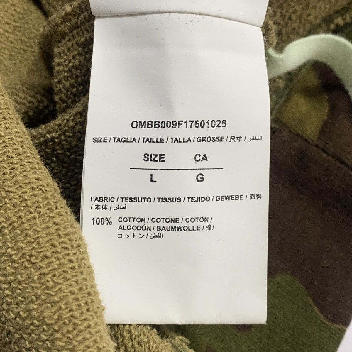 Off-White Off-White Virgil Abloh camouflage cotton-jersey hoodie Size US L / EU 52-54 / 3 - 4 Thumbnail