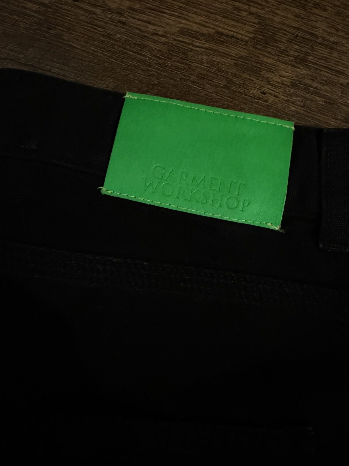 Other BLACK DOUBLE KNEE JEAN GARMENT WORKSHOP Size US 32 / EU 48 - 4 Thumbnail