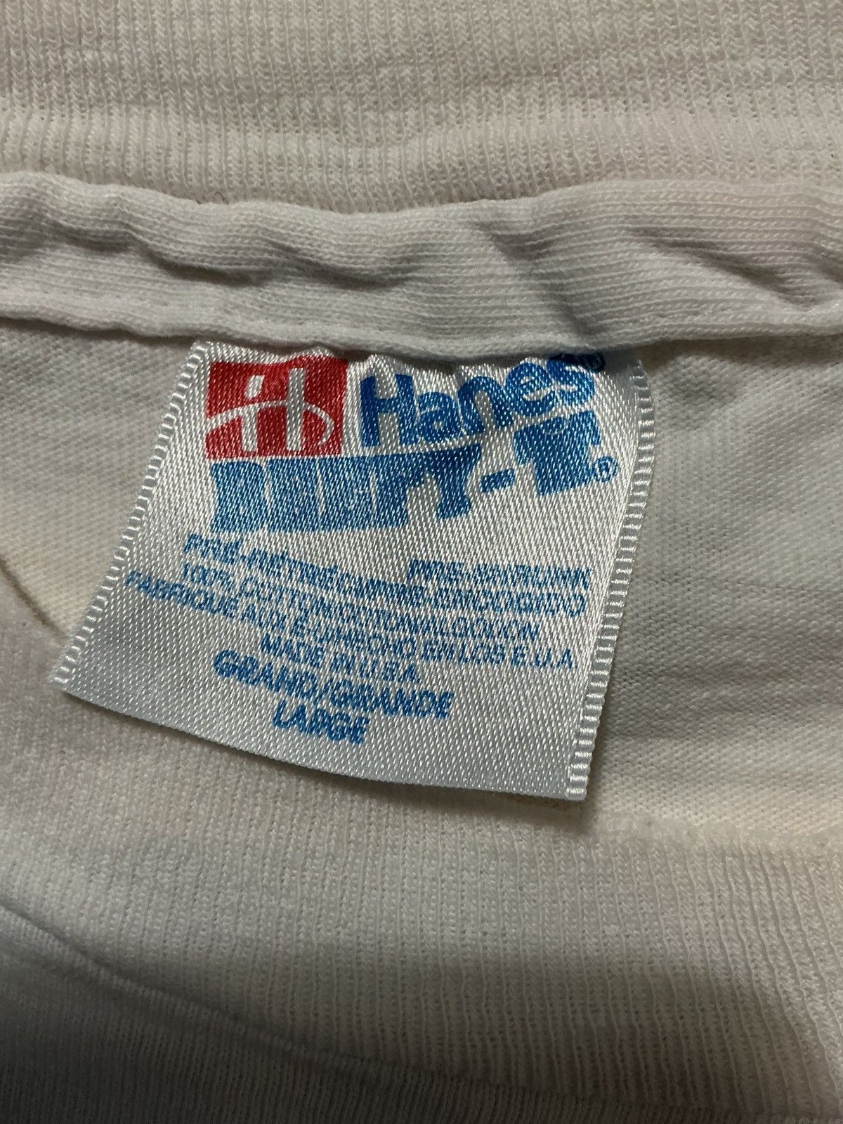 Vintage Vintage Hanes Beefy T Birmingham Shark Single Stitch T-Shirt Size US L / EU 52-54 / 3 - 6 Thumbnail