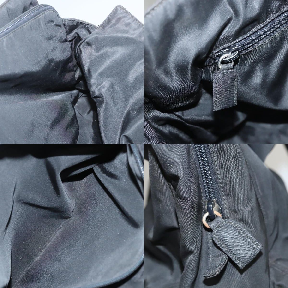 Prada PRADA Hand Bag Nylon Black Silver Size ONE SIZE - 13 Thumbnail