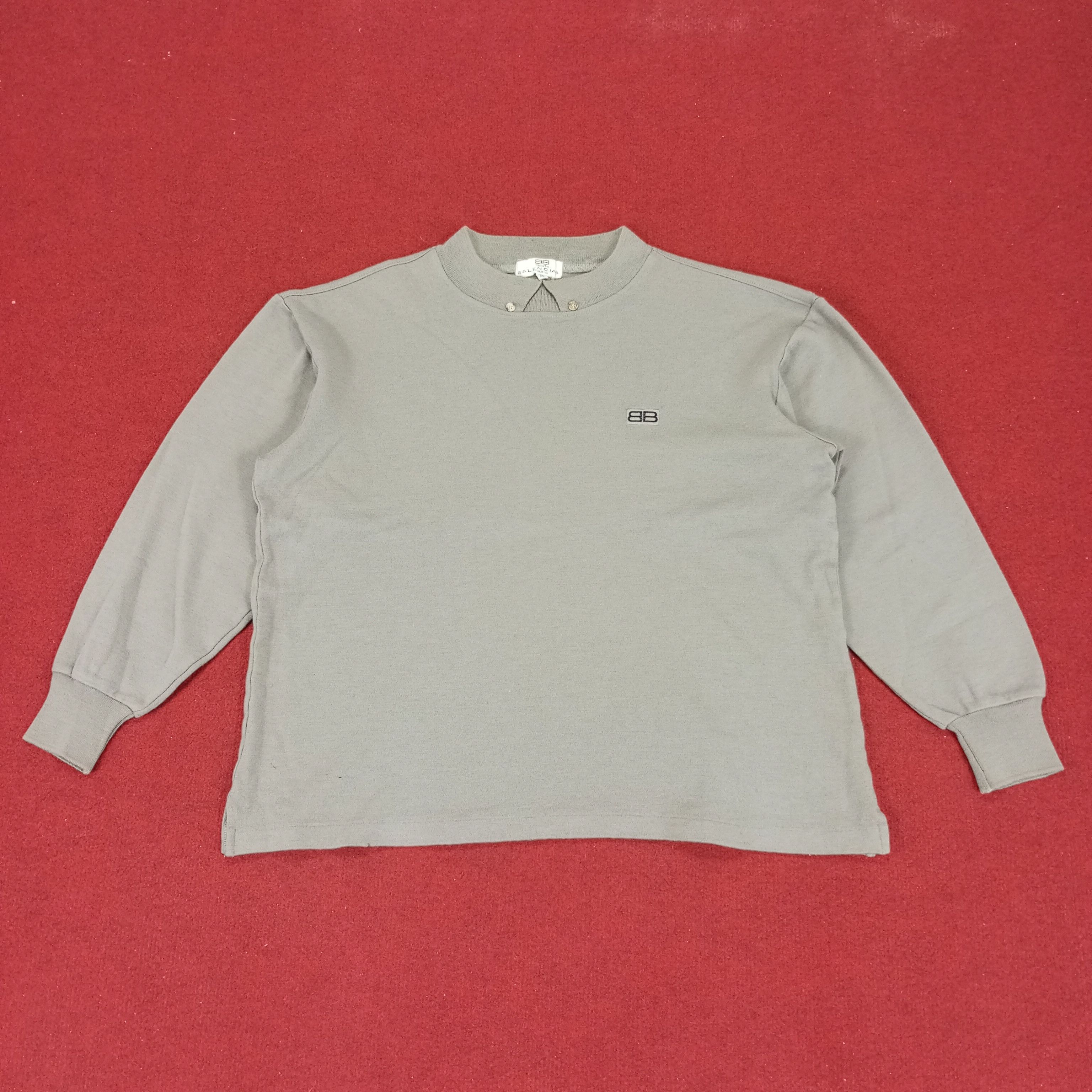 Balenciaga × Vintage Balenciaga Paris Sports Long Sleeve Tshirt Size L / US 10 / IT 46 - 1 Thumbnail