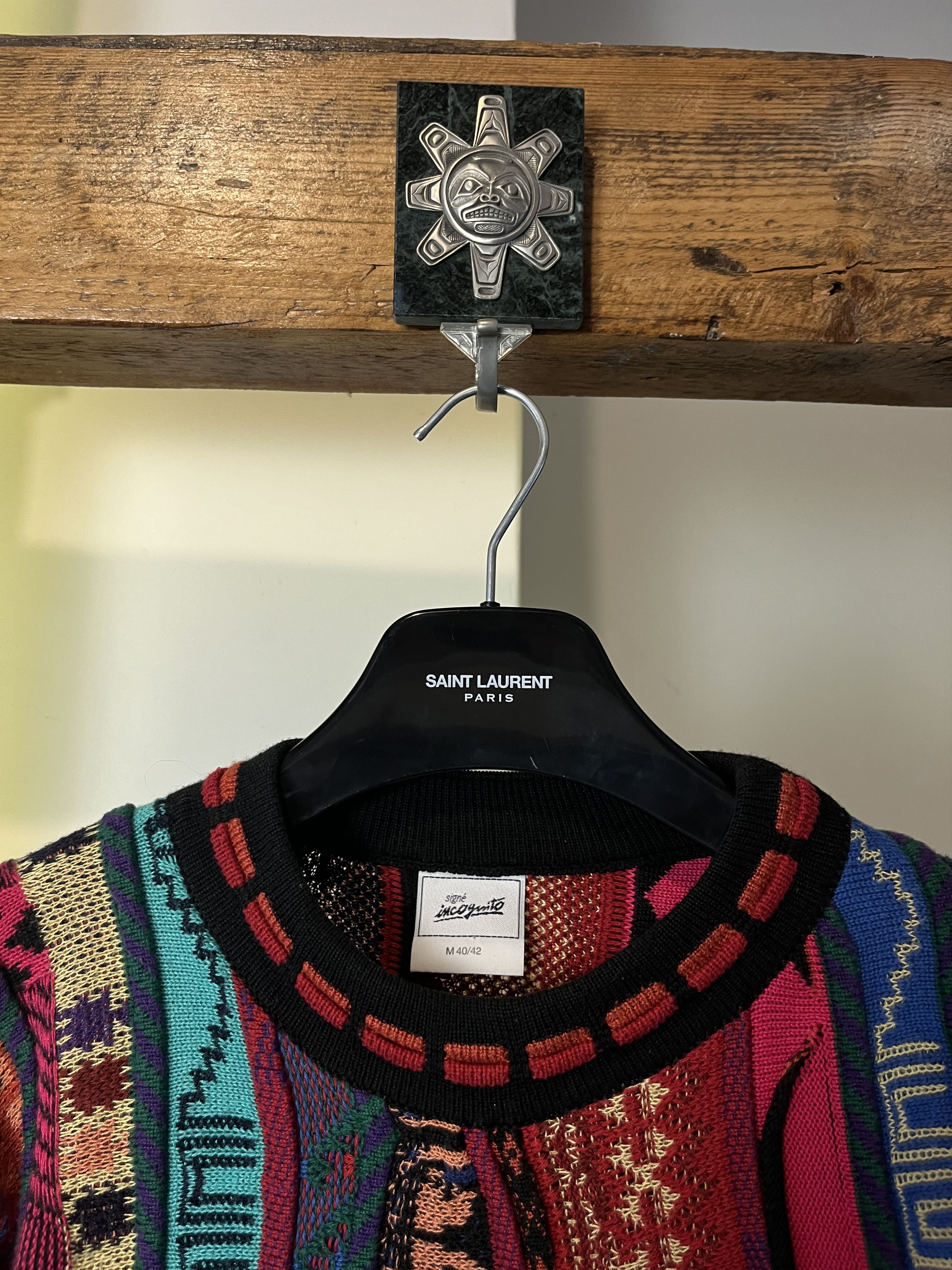 Vintage Vintage 90s Coogi Coloured Cable Style Knit Sweater Size US M / EU 48-50 / 2 - 9 Thumbnail