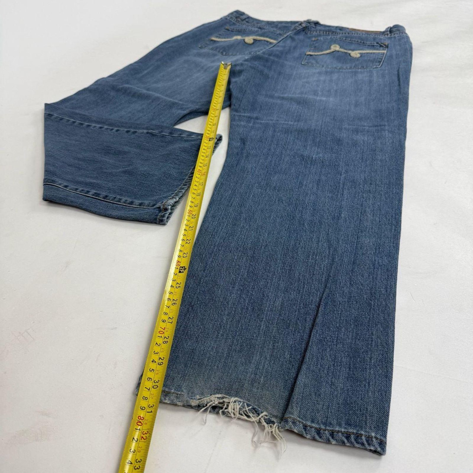 Ecko Unltd. × JNCO × Vintage Vintage y2k embroidered baggy skater wide leg archive jeans Size US 40 / EU 56 - 3 Thumbnail