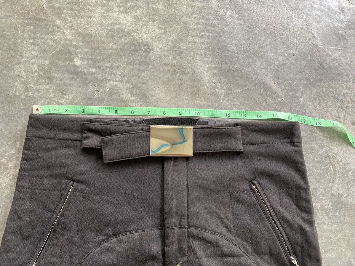 Jean Paul Gaultier AW03 JPG Homme Bondage padded Zipper rider pants Size US 34 / EU 50 - 21 Thumbnail