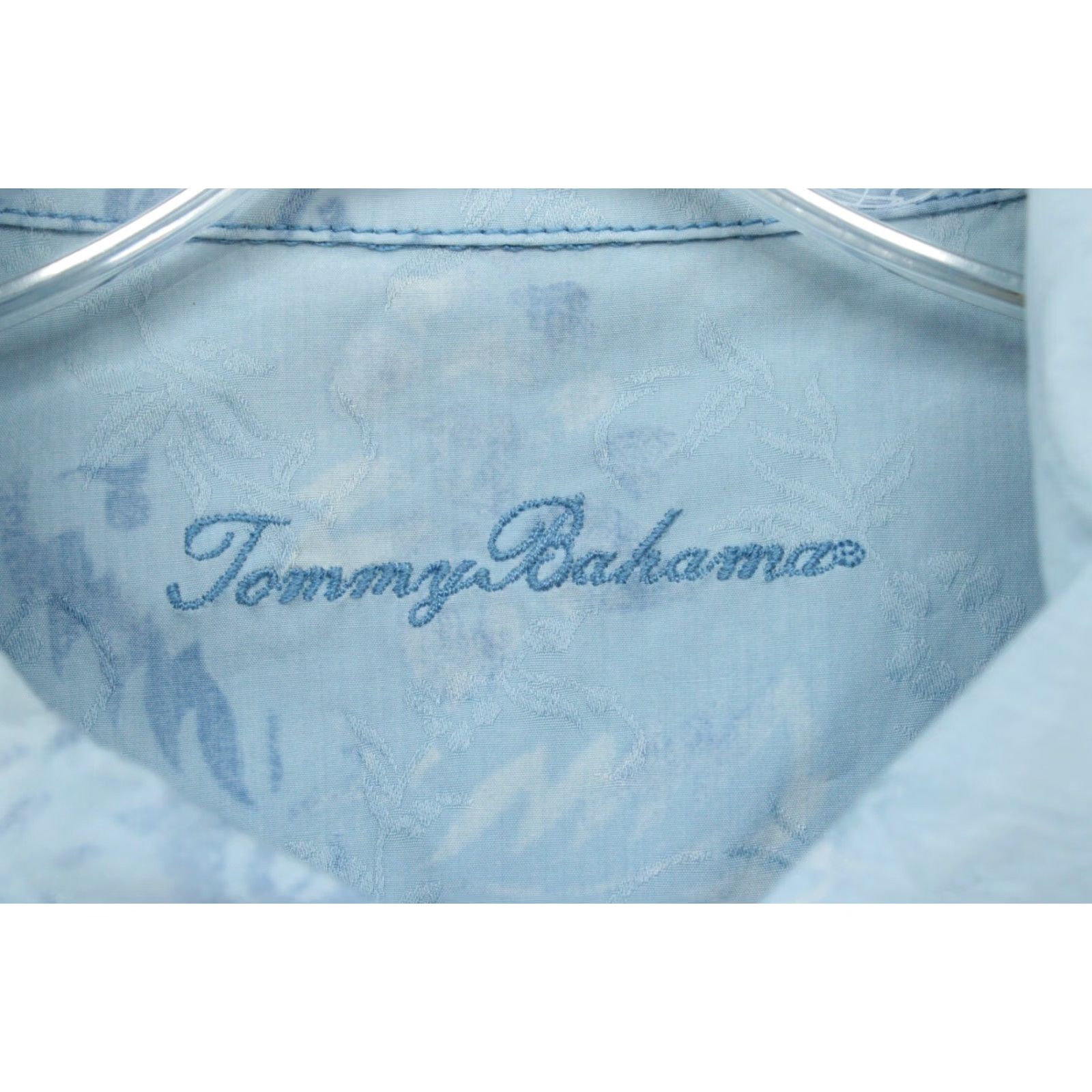 Tommy Bahama VINTAGE Tommy Bahama Hawaiian Floral Button-Up Shirt Mens XL Blue Long Sleeve Beach Size US XL / EU 56 / 4 - 3 Thumbnail
