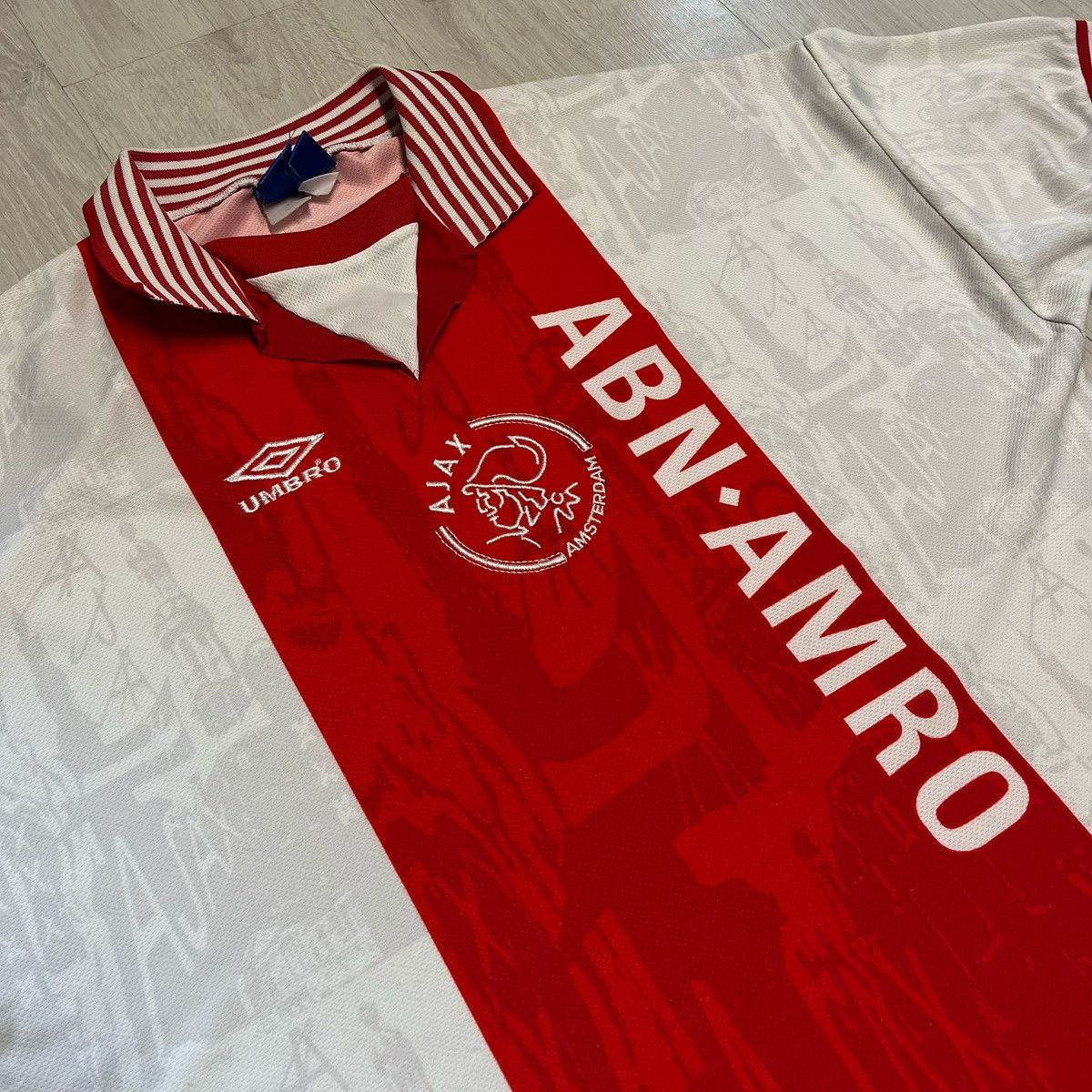 Umbro Vintagr 1995/1996 umbro ajax amsterdam home shirt Size US XL / EU 56 / 4 - 2 Thumbnail