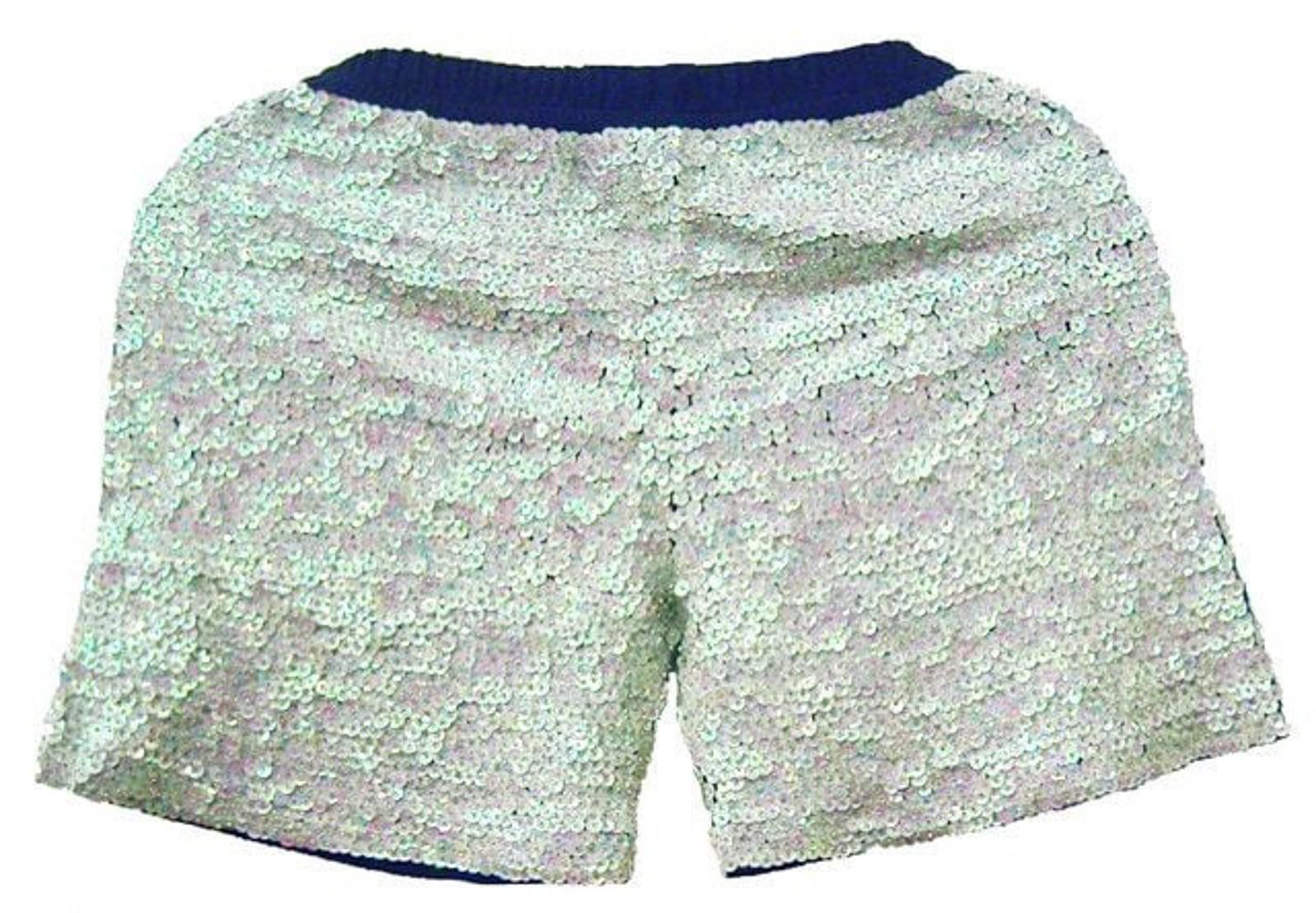 Designer Sequin Short OPAL WHITE Size 32" / US 10 / IT 46 - 1 Preview