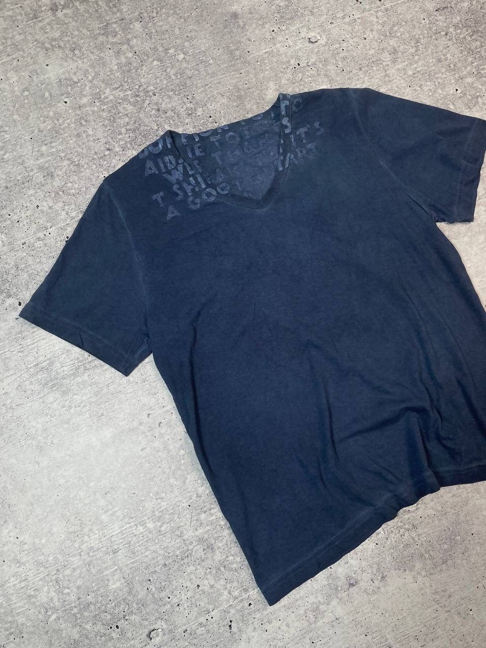 Maison Margiela New Maison Margiela V Neck Washed Tee T-Shirt Y2K Size US M / EU 48-50 / 2 - 2 Thumbnail