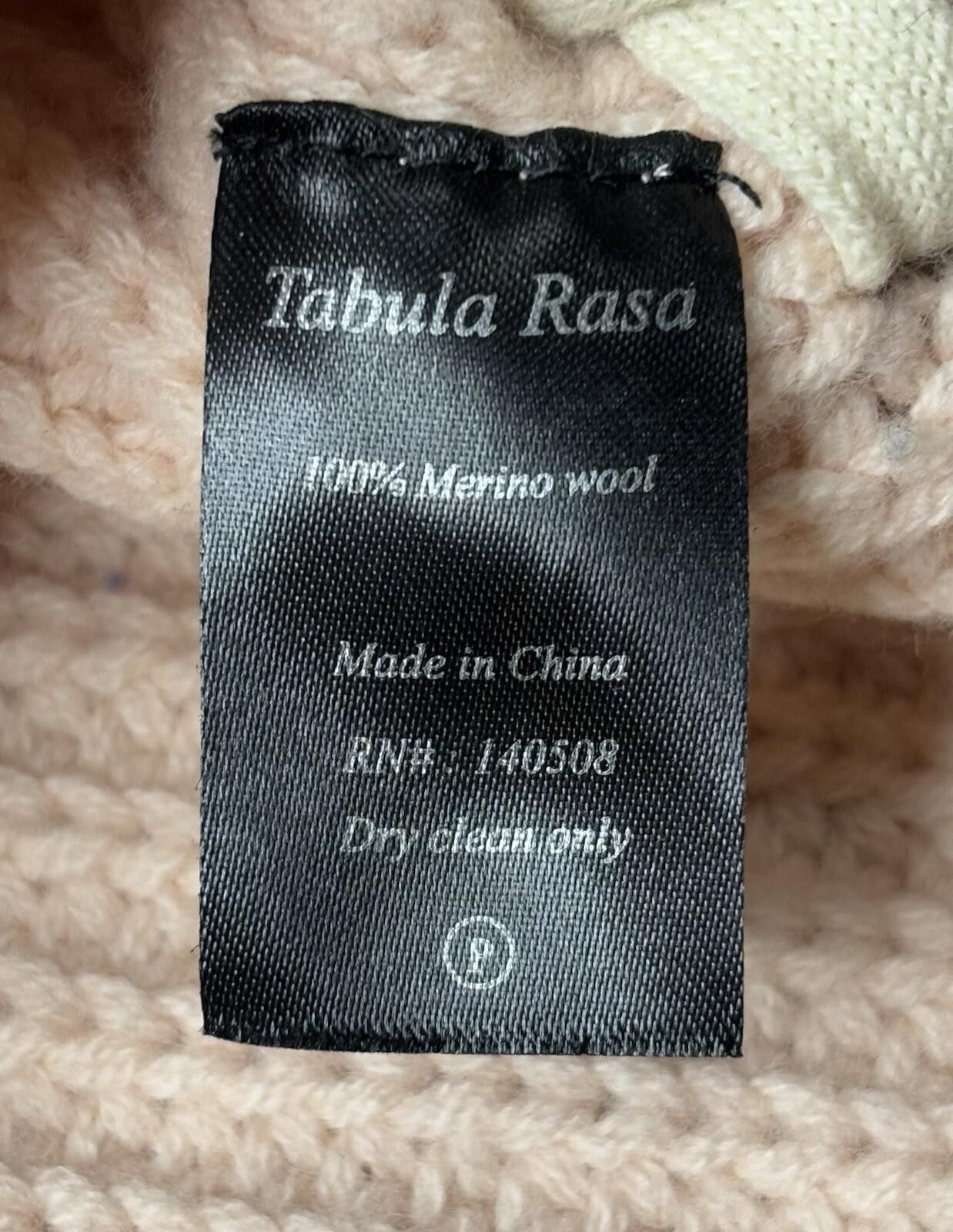 Other Tabula Rasa Sweater Womens Small Merino Wool Chunky Knit Tie Size S / US 4 / IT 40 - 4 Thumbnail
