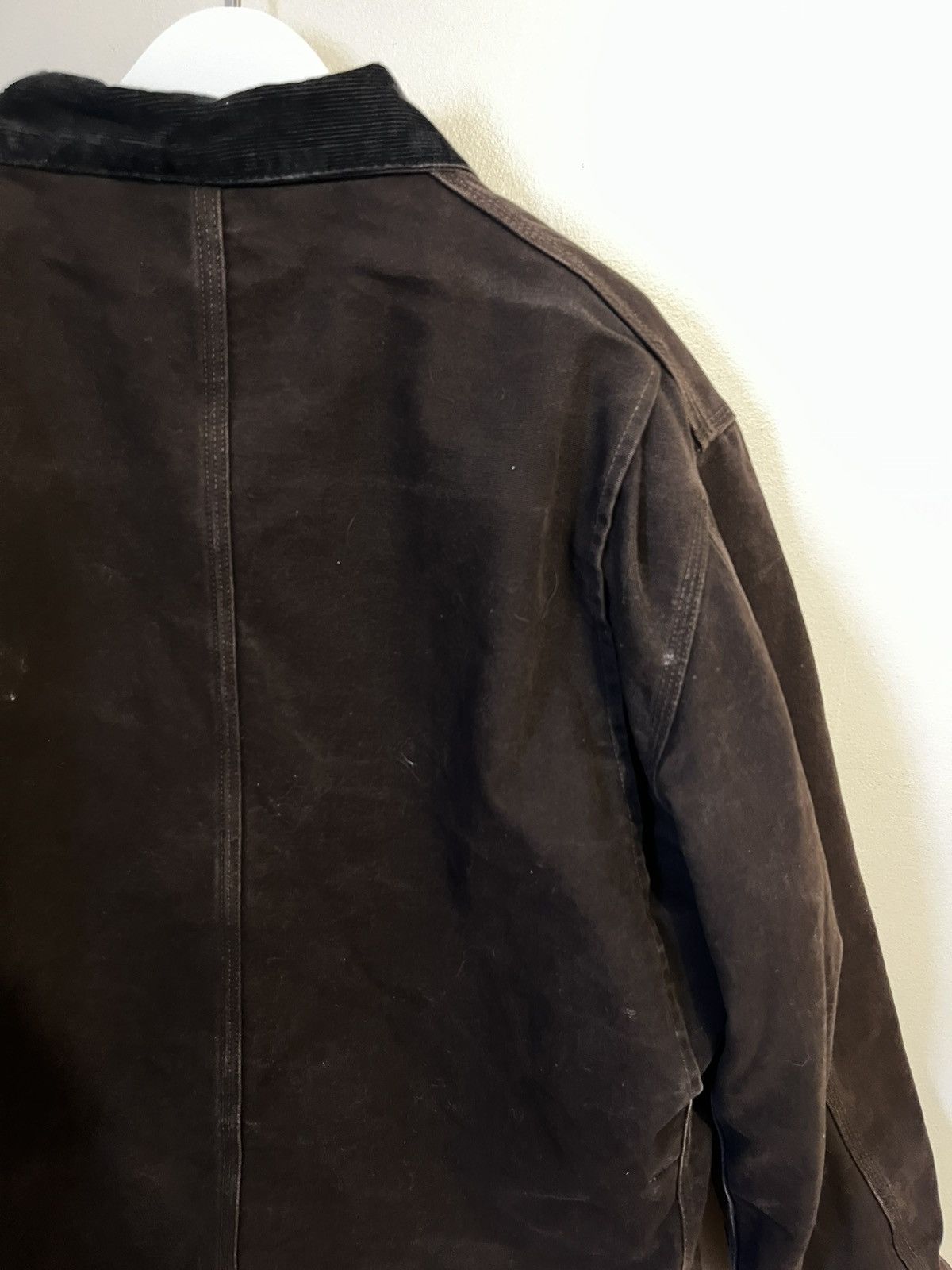 Carhartt × Japanese Brand Free Carhartt Traditional Coat LargeDuck Jacket Dark Brown Size US L / EU 52-54 / 3 - 9 Thumbnail