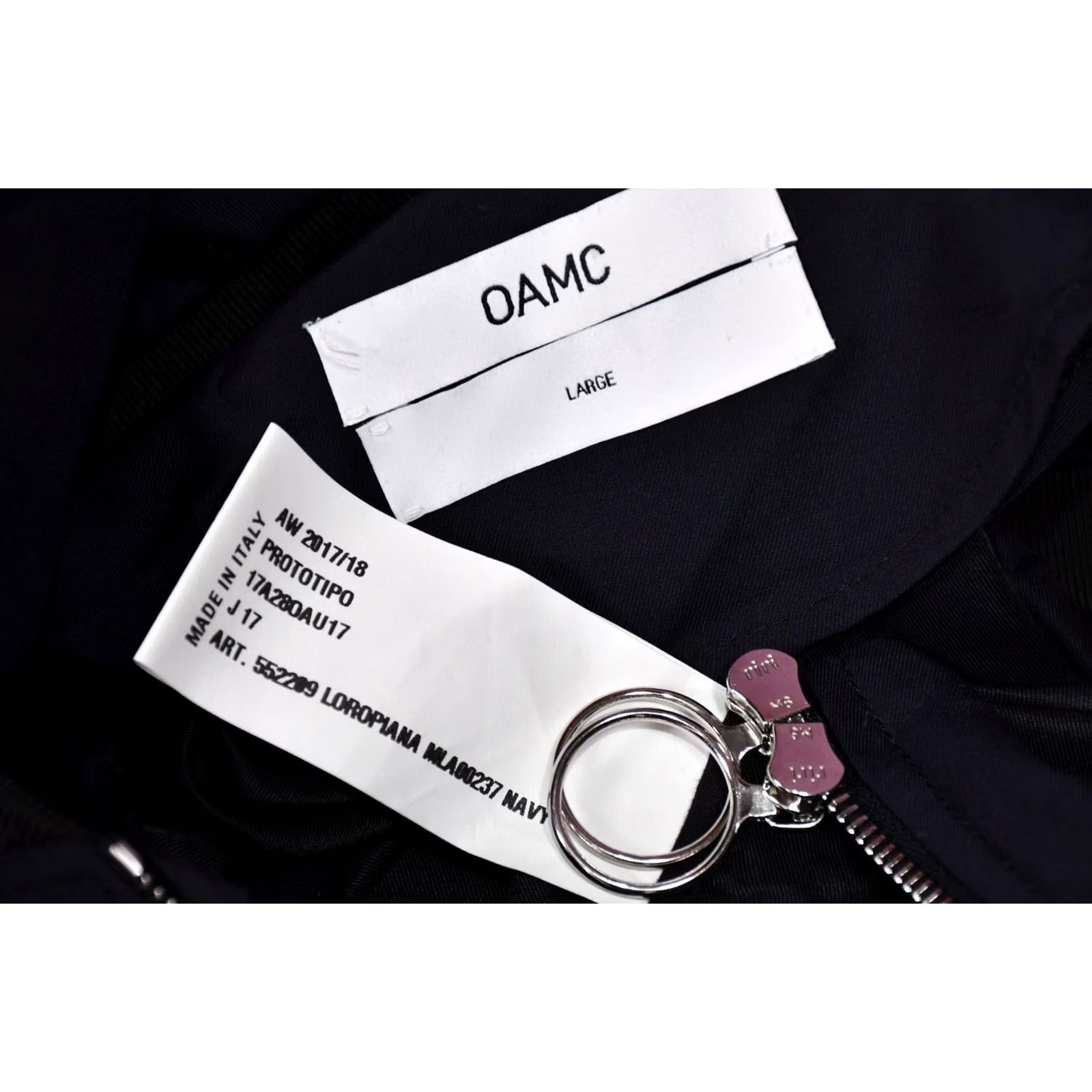 OAMC OAMC Jacket L Blue Bomber Men Regular Size L Jacket Size US L / EU 52-54 / 3 - 8 Thumbnail