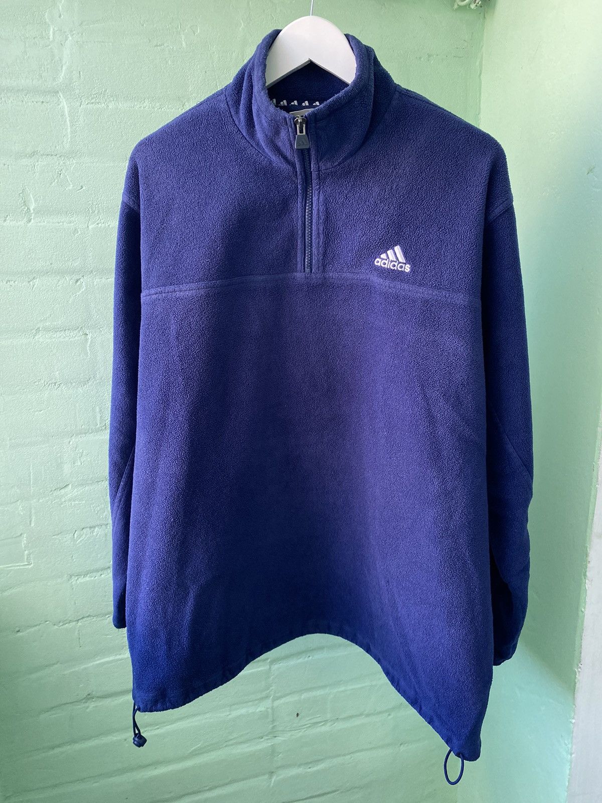 Adidas × Vintage Vintage 90’s Fleece Jacket Size US L / EU 52-54 / 3 - 2 Thumbnail