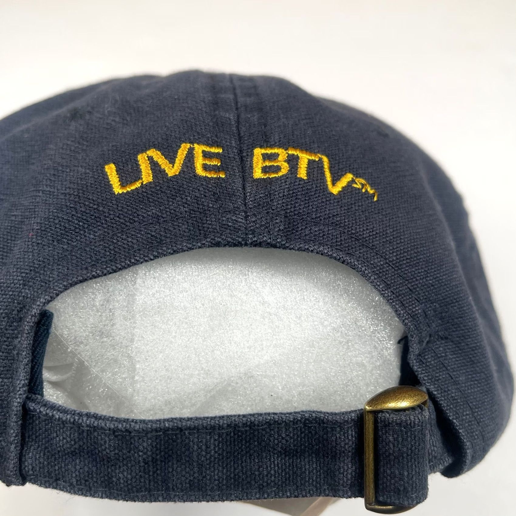 Vintage Quake City Caps Hat Adjustable Blue CamBrian Rise Live BTV Embroidered Adult Cap Size ONE SIZE - 6 Thumbnail