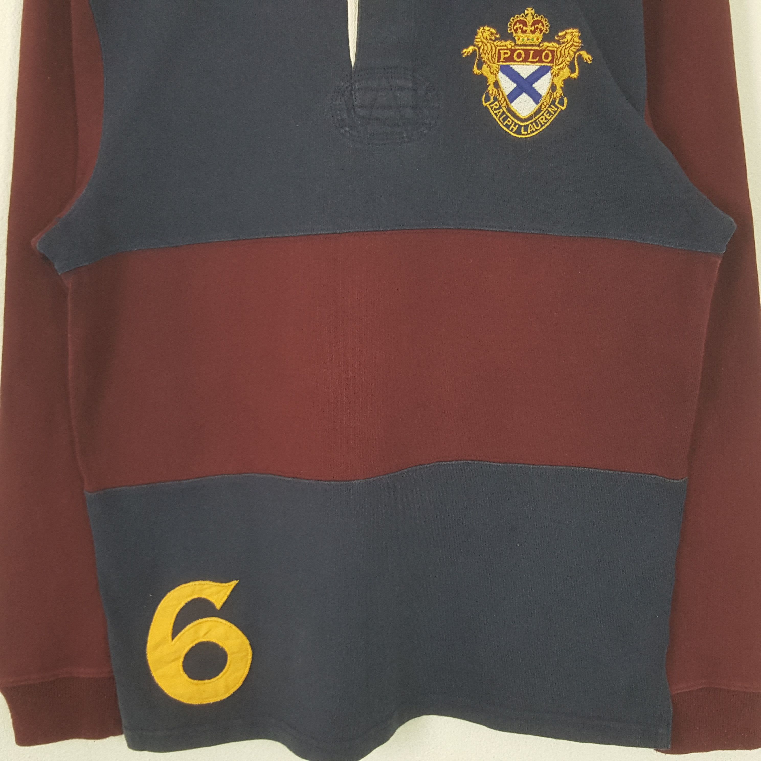 Polo Ralph Lauren Vintage Polo Ralph Lauren American Brand Rugby Polos RR7 Size US L / EU 52-54 / 3 - 2 Thumbnail