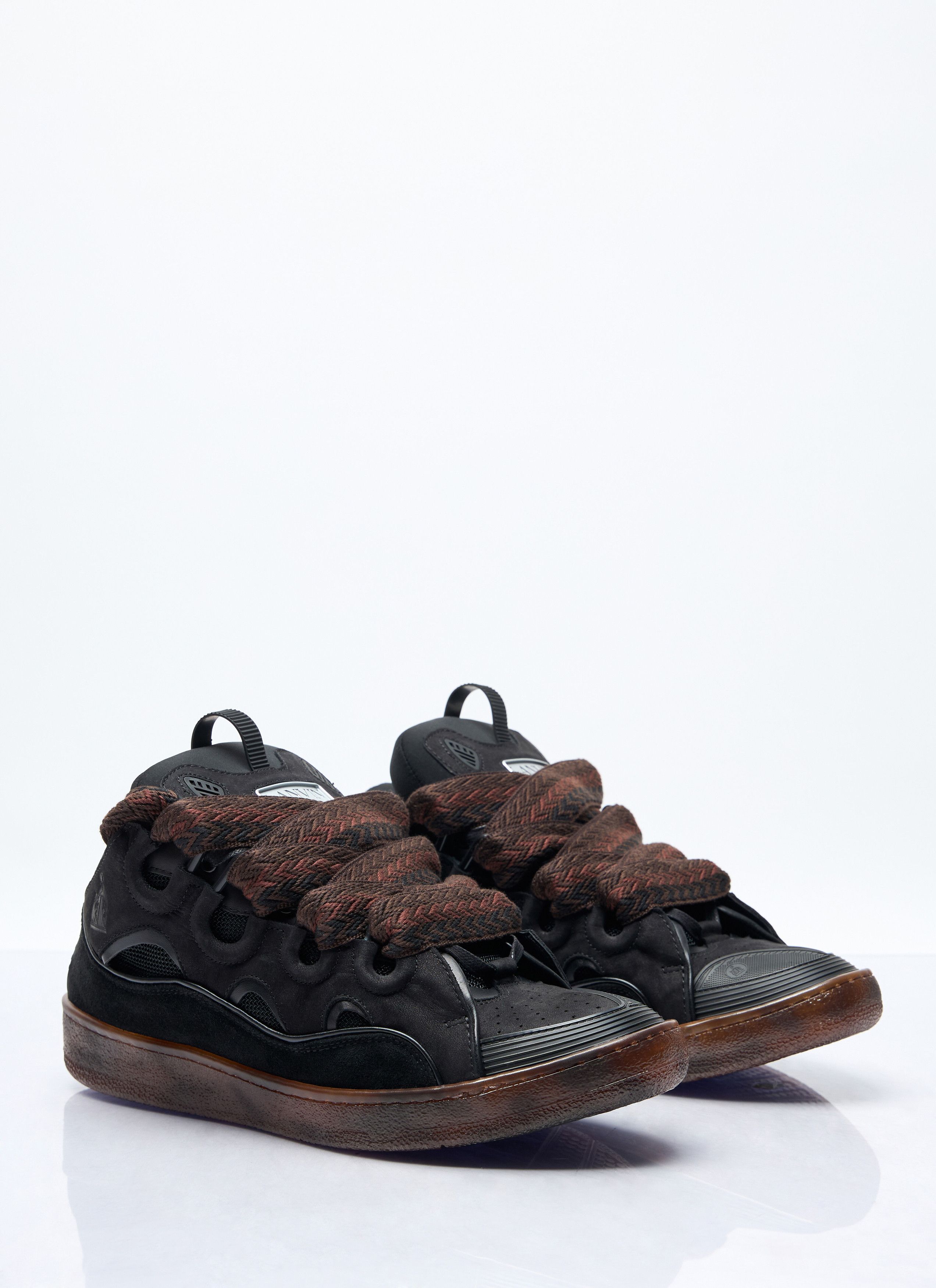 Lanvin o1s22i1n1024 Curb Sneakers in Black Size US 11 / IT 41 - 3 Thumbnail