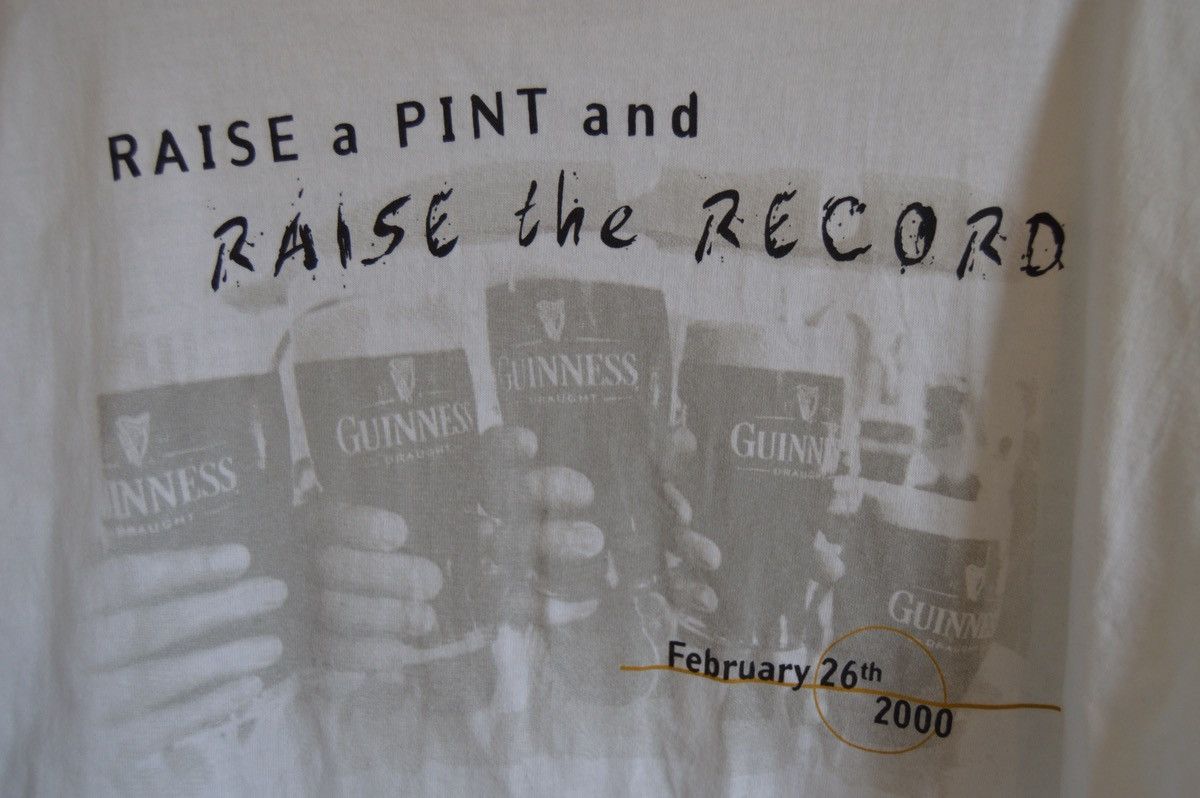 Fruit Of The Loom Vintage 2000 Guinness “The Great Guinness Toast” T-Shirt Size US XL / EU 56 / 4 - 8 Thumbnail