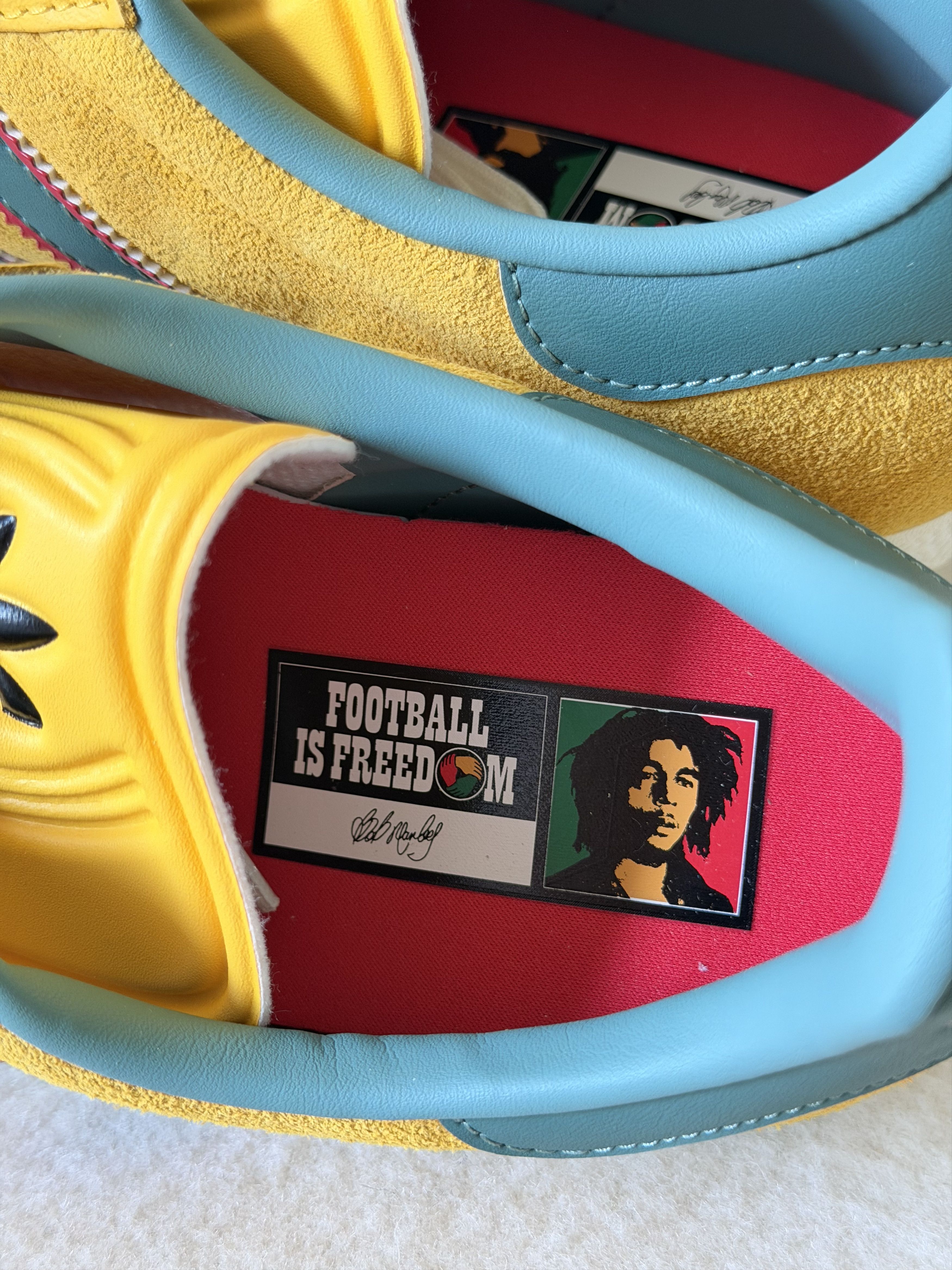 Adidas × Bob Marley Adidas Bob Marley Gazelle in Gold Size US 10 / EU 43 - 6 Thumbnail