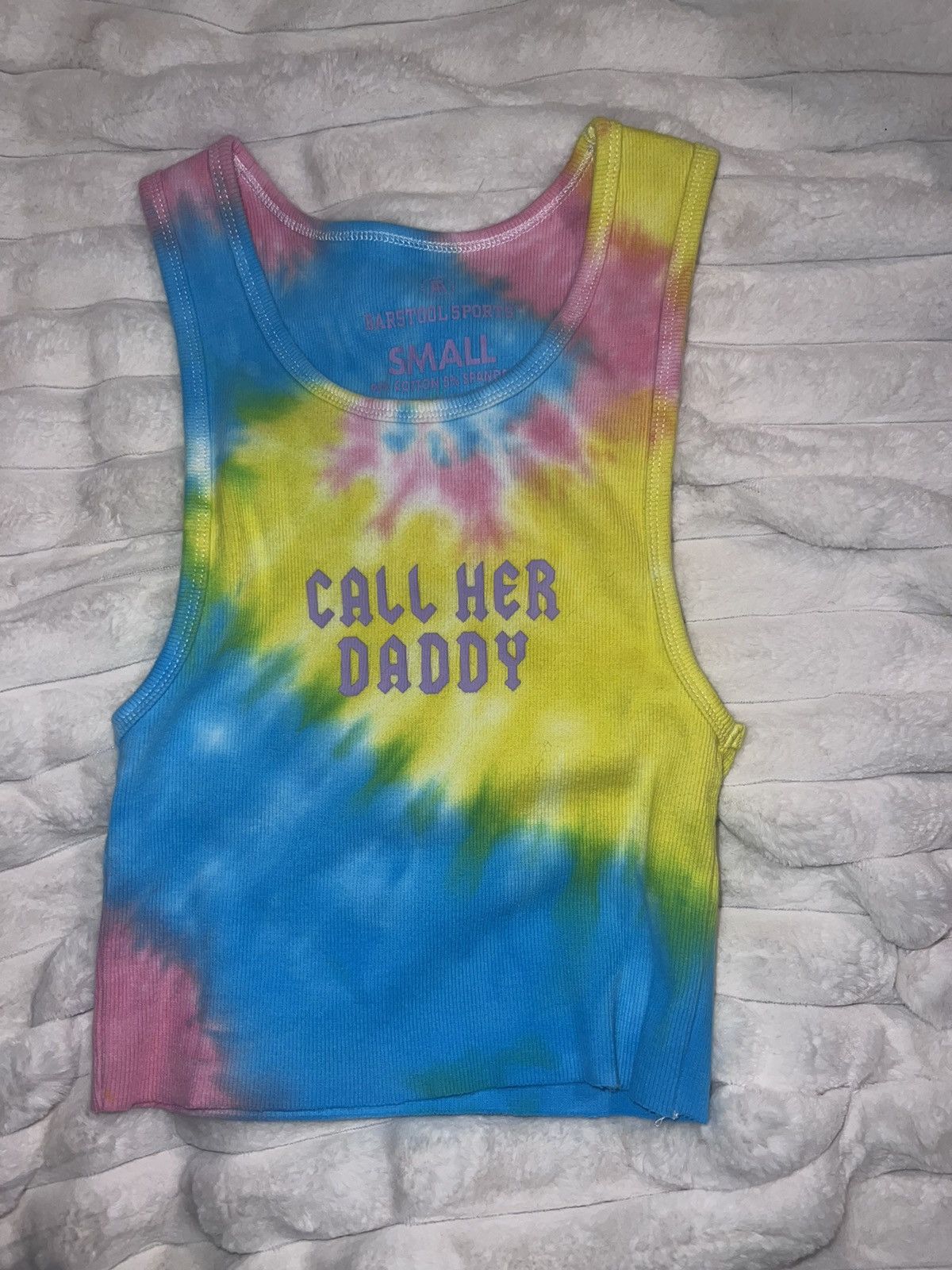 Vintage Call Her Daddy Barstool Sports tie-dye tank OG DADDY GANG Size S / US 4 / IT 40 - 12 Thumbnail