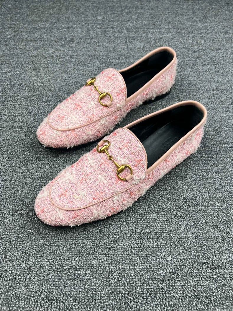 Gucci Gucci Pink Woven Loafers-yf Size US 6.5 / EU 39-40 - 1 Thumbnail