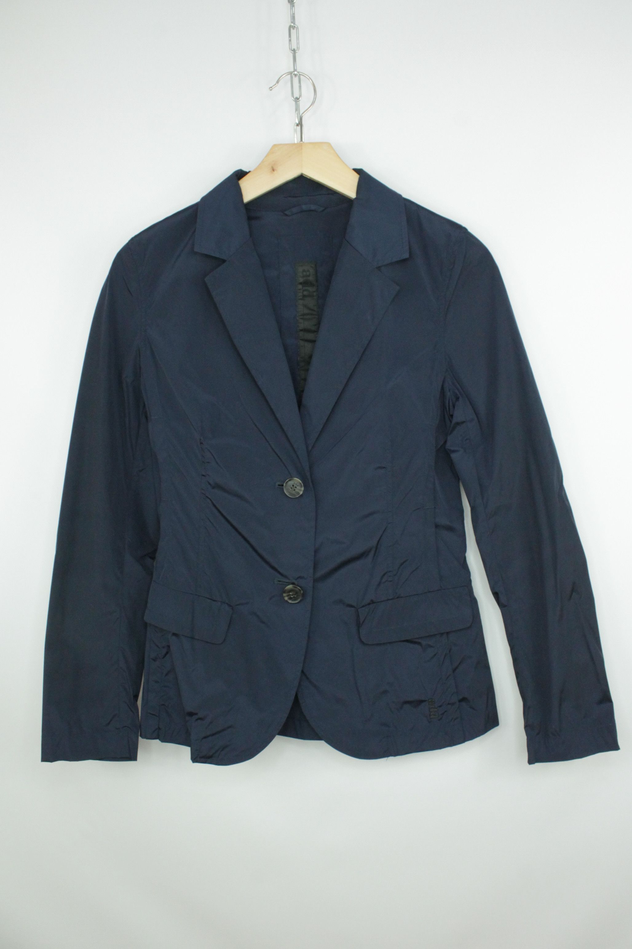 Add Add Light Stretch Nylon Slim Fit Blazer Jacket Women's Size XS / US 0-2 / IT 36-38 - 1 Thumbnail