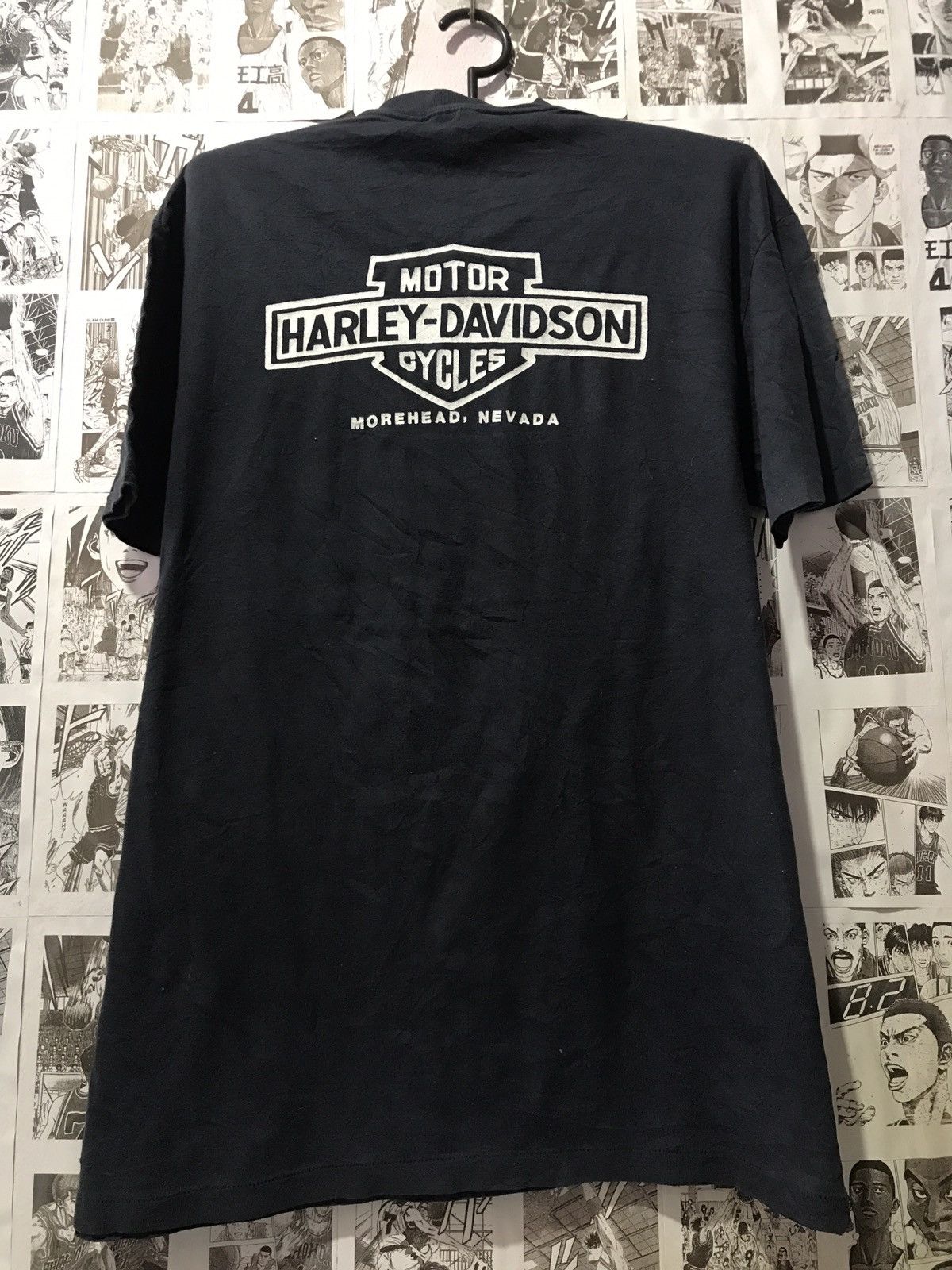 Harley Davidson × Vintage Harley-Davidson Morehead,Nevada vintage Pocket T-shirt Size US XL / EU 56 / 4 - 3 Thumbnail