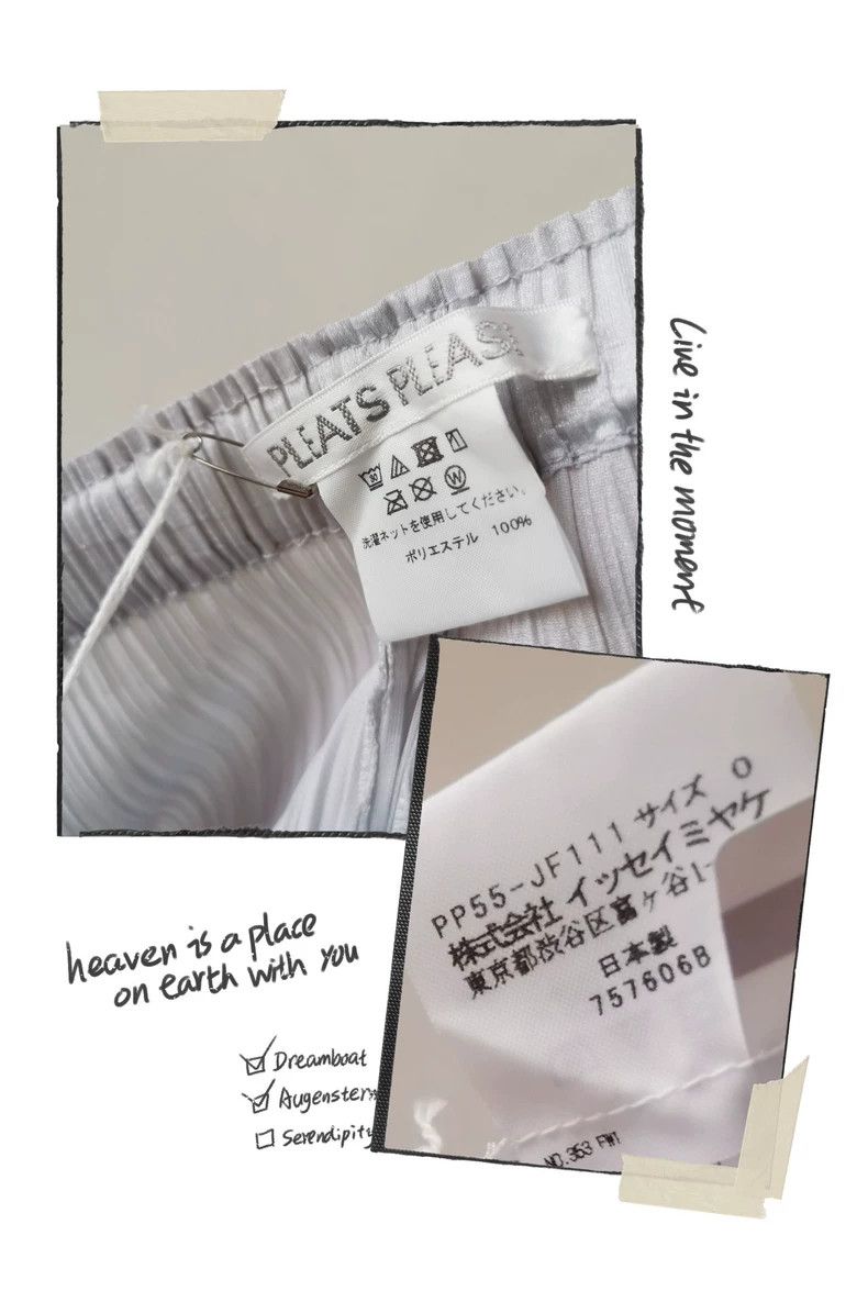 Issey Miyake issey miyake size:0 Pearl grey pleated pants 2505-Nextarro Size 42" / US 20 - 8 Thumbnail
