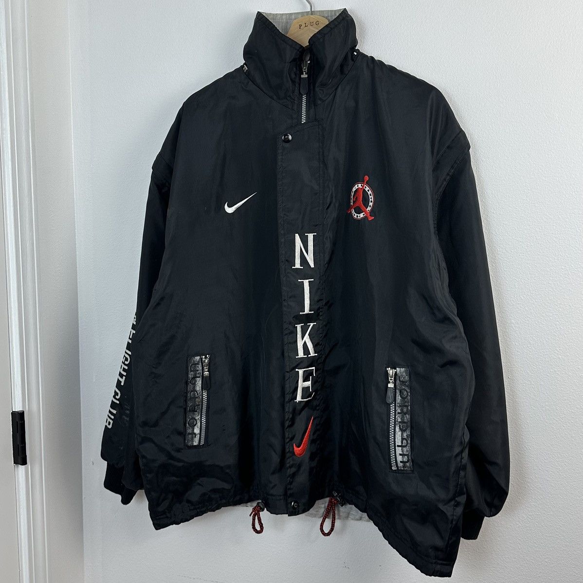 Nike Vintage 90s Nike Air Jordan Flight Club Jacket XXXL Fits XL Size US XL / EU 56 / 4 - 7 Thumbnail