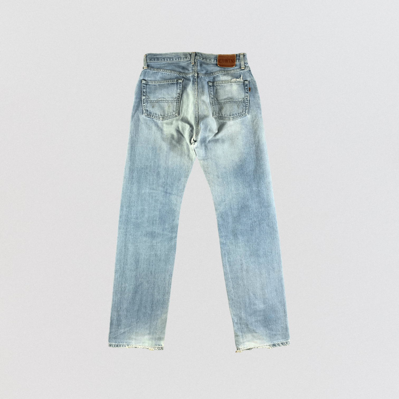 Edwin Vintage Light Wash Edwin 505 Selvedge Jeans-JM3577 Size US 32 / EU 48 - 2 Thumbnail
