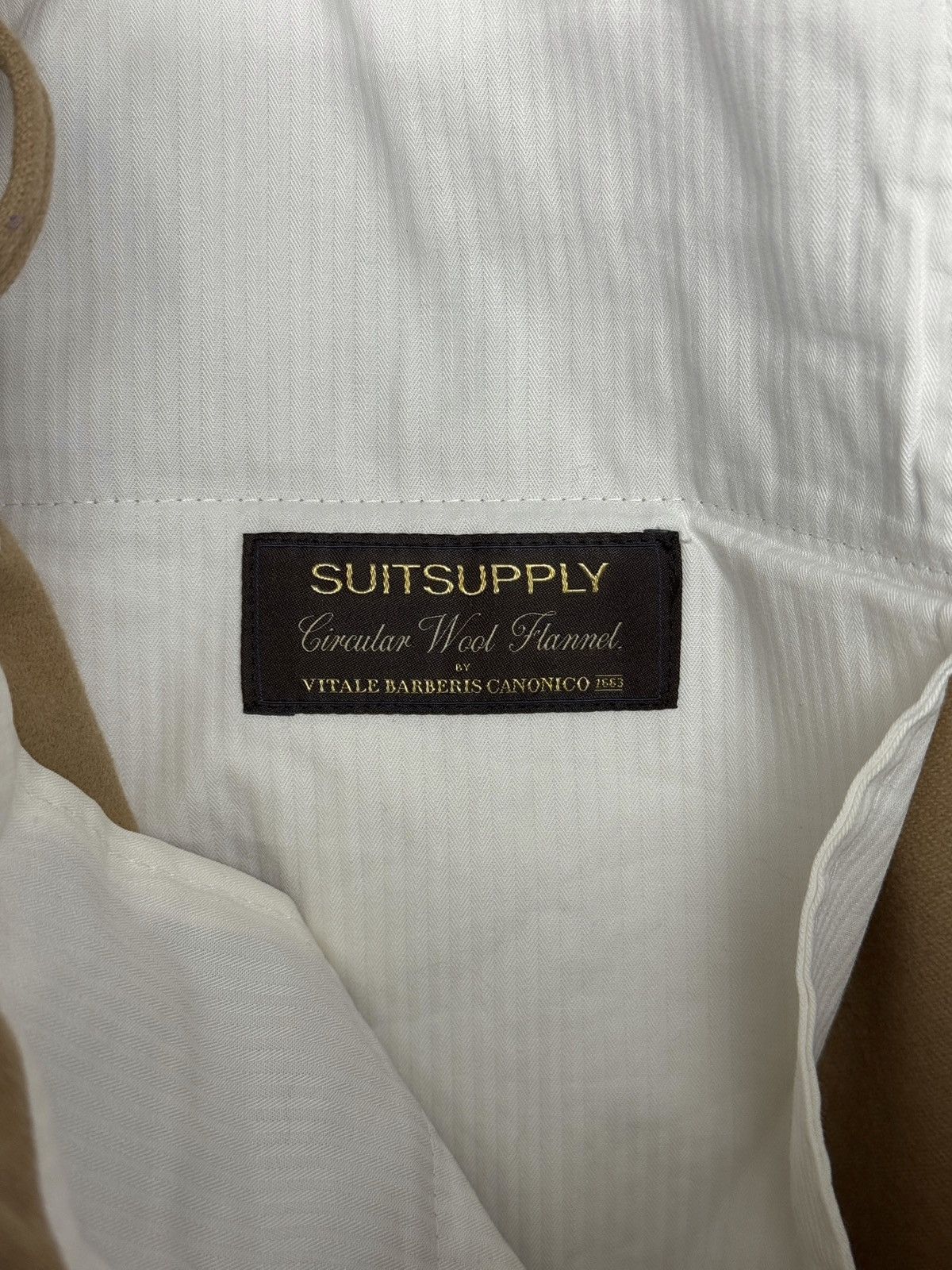 Suitsupply Suitsupply Ames Pleat Pure Wool Flannel Drawstring Pants 52 Size US 36 / EU 52 - 9 Thumbnail