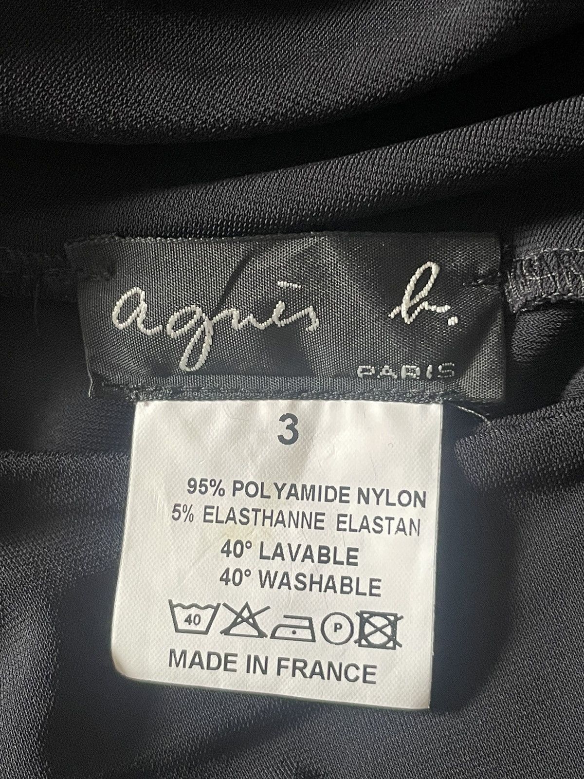 agnes b. Agnes B. Black Dress Size L / US 10 / IT 46 - 3 Thumbnail