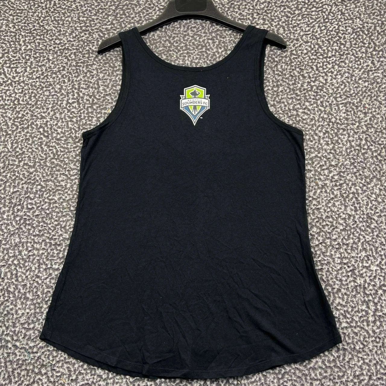 Mitchell & Ness Seattle Sounders FC MLS Shirt Women Medium Black Sleeveless Size M / US 6-8 / IT 42-44 - 2 Thumbnail