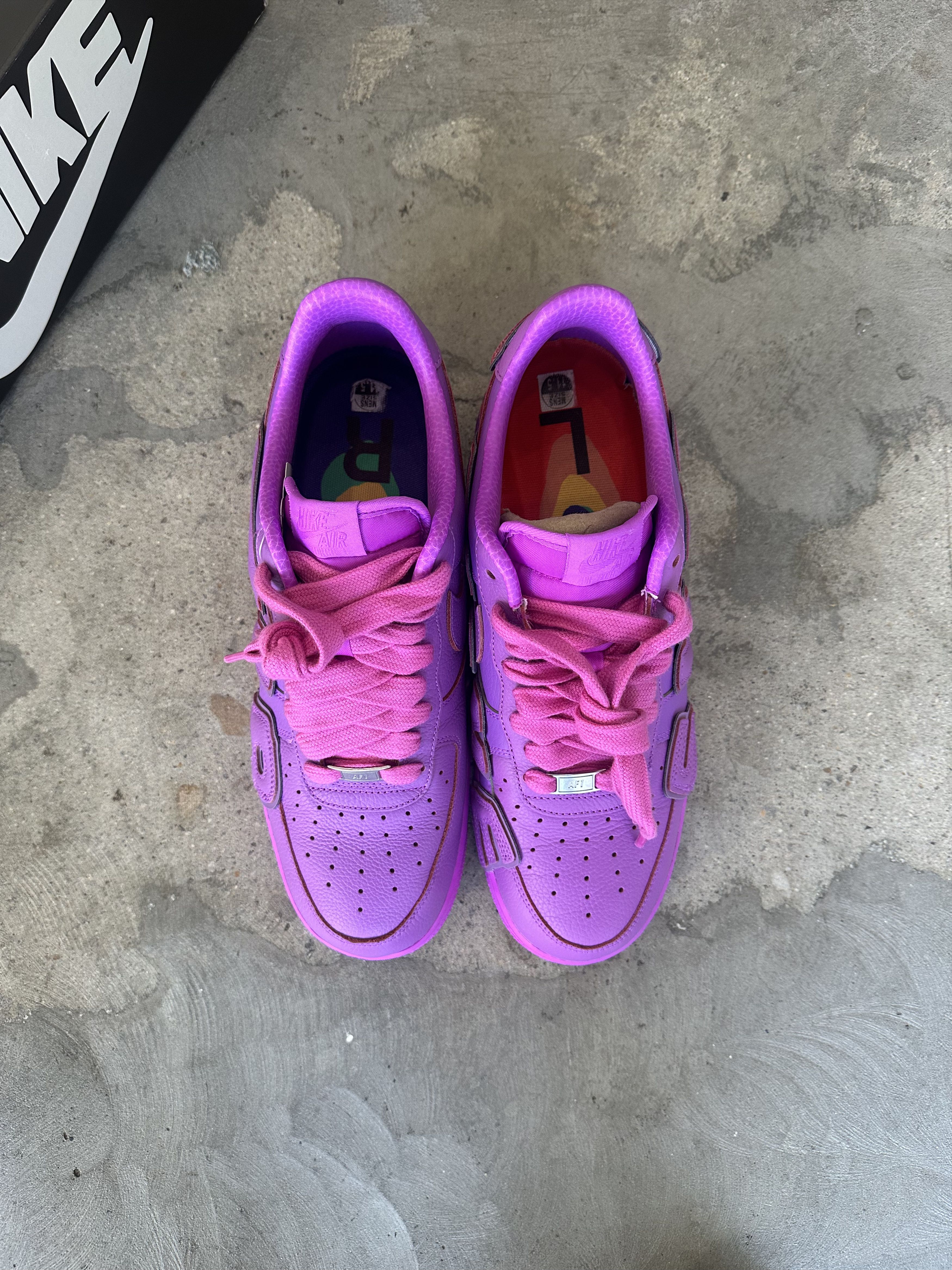 Cactus Plant Flea Market × Nike CPFM x Nike Air Force 1 Fuchsia Sz. 11.5 Size US 11.5 / EU 44-45 - 3 Thumbnail