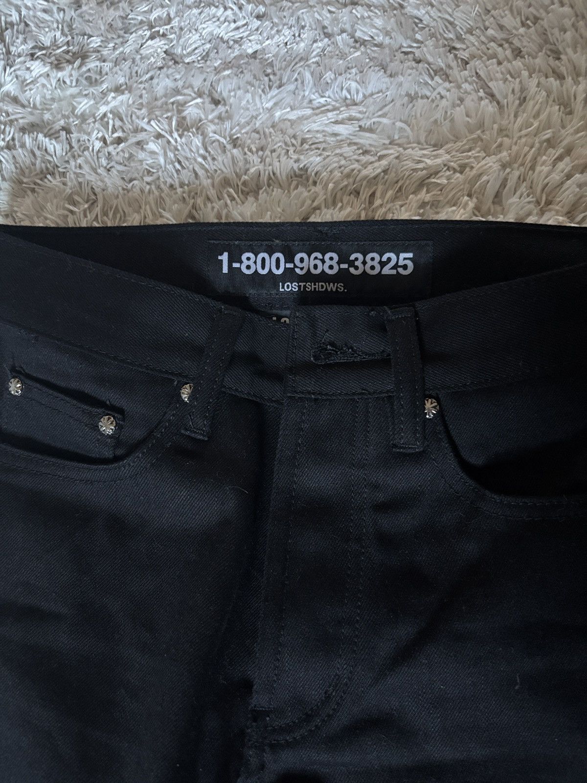 LOSTSHDWS Lost Shadows Stubbed Denim Jeans Size US 28 / EU 44 - 3 Thumbnail