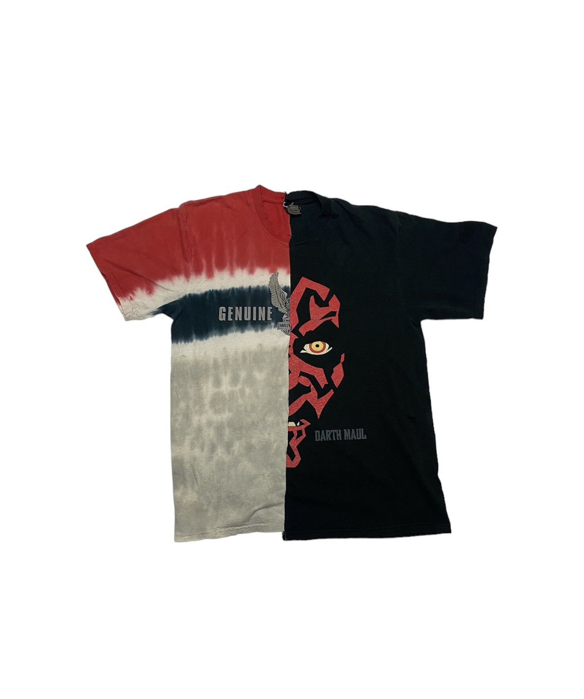 Harley Davidson × Star Wars Crazy 1/1 Harley Davidson/ Star Wars Reworked Vintage Tee M Size US M / EU 48-50 / 2 - 1 Thumbnail