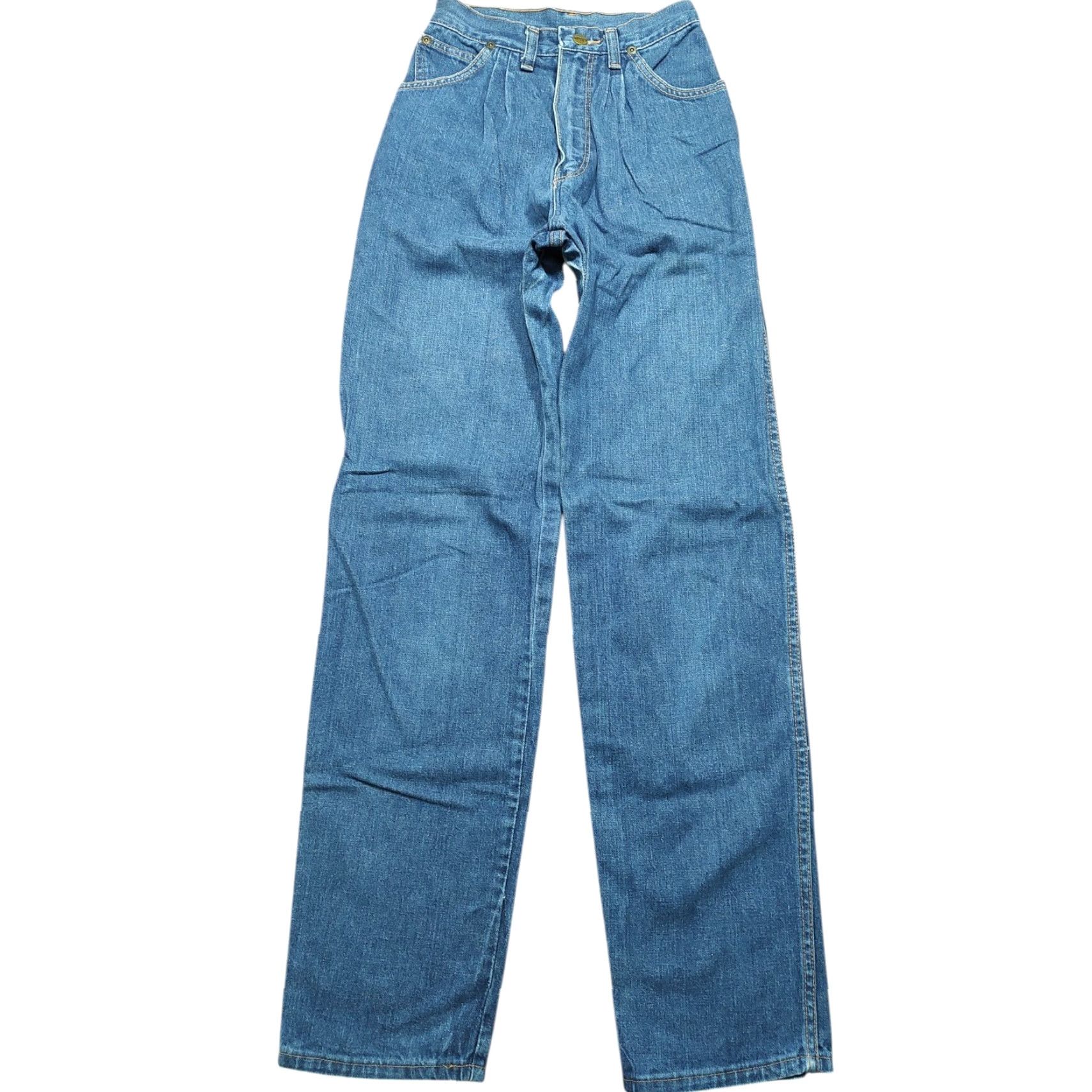 Wrangler VINTAGE Wrangler Denim Jeans Women Fits W22 X L32 Made In USA Blue Wrangler Jeans Slim 5-Pocket Denim Medium Wash 100% Cotton Womens Cowboy 80s USA Size 40" / US 18 - 2 Thumbnail