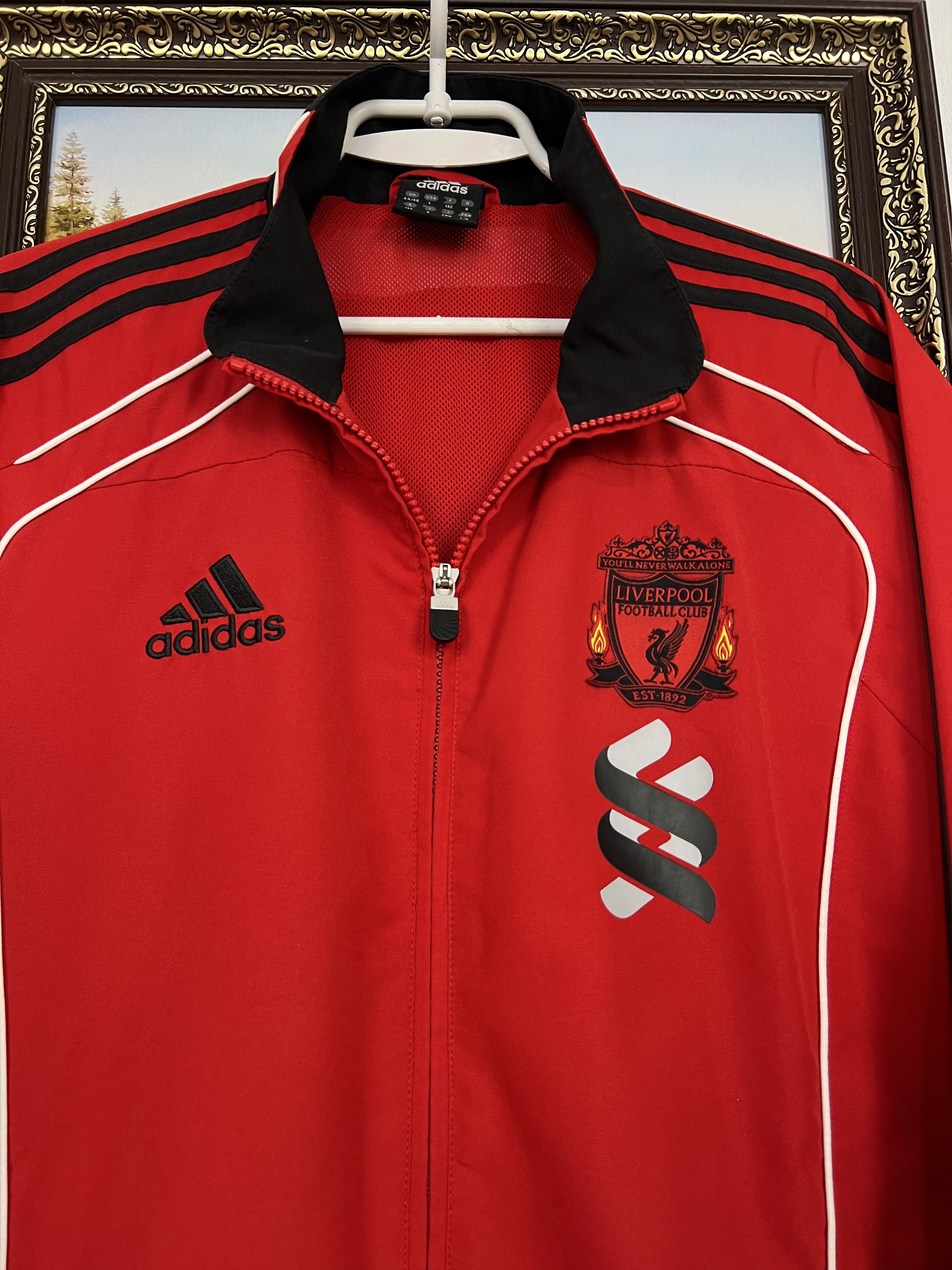 Adidas Vintage Adidas Liverpool Football Jacket Soccer Track Top Size US L / EU 52-54 / 3 - 3 Thumbnail