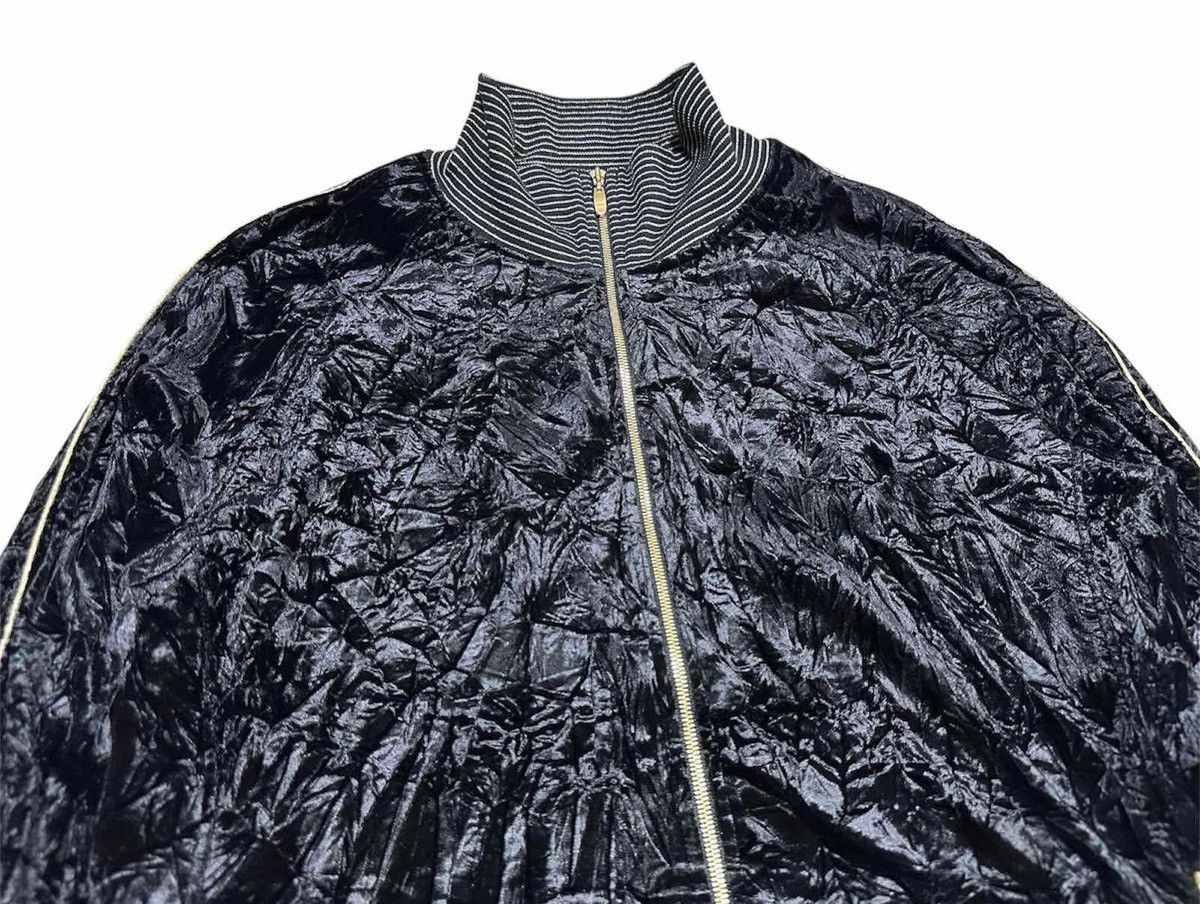 If Six Was Nine 🔥Sick Y2K L7 Real Hip Velvet Jacket Black Gold Goth Punk Size US L / EU 52-54 / 3 - 5 Thumbnail
