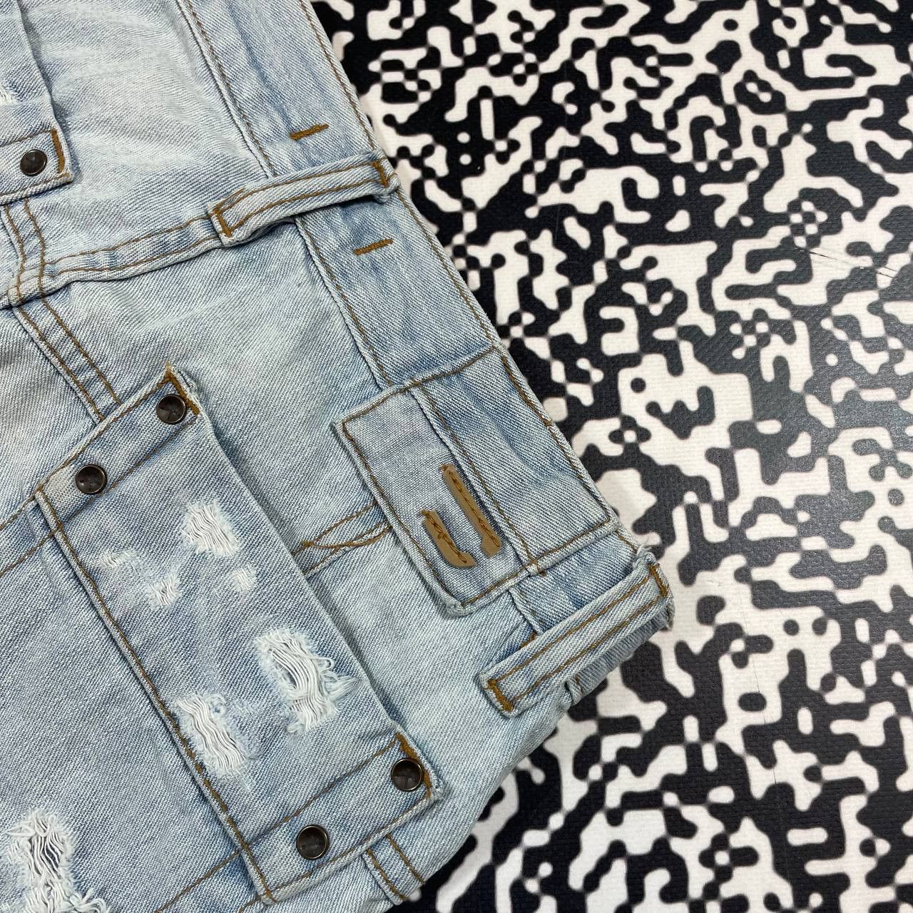 Diesel Vintage Y2K Diesel Distressed Style Mini Shorts 90s Style Size 28" / US 6 / IT 42 - 10 Thumbnail
